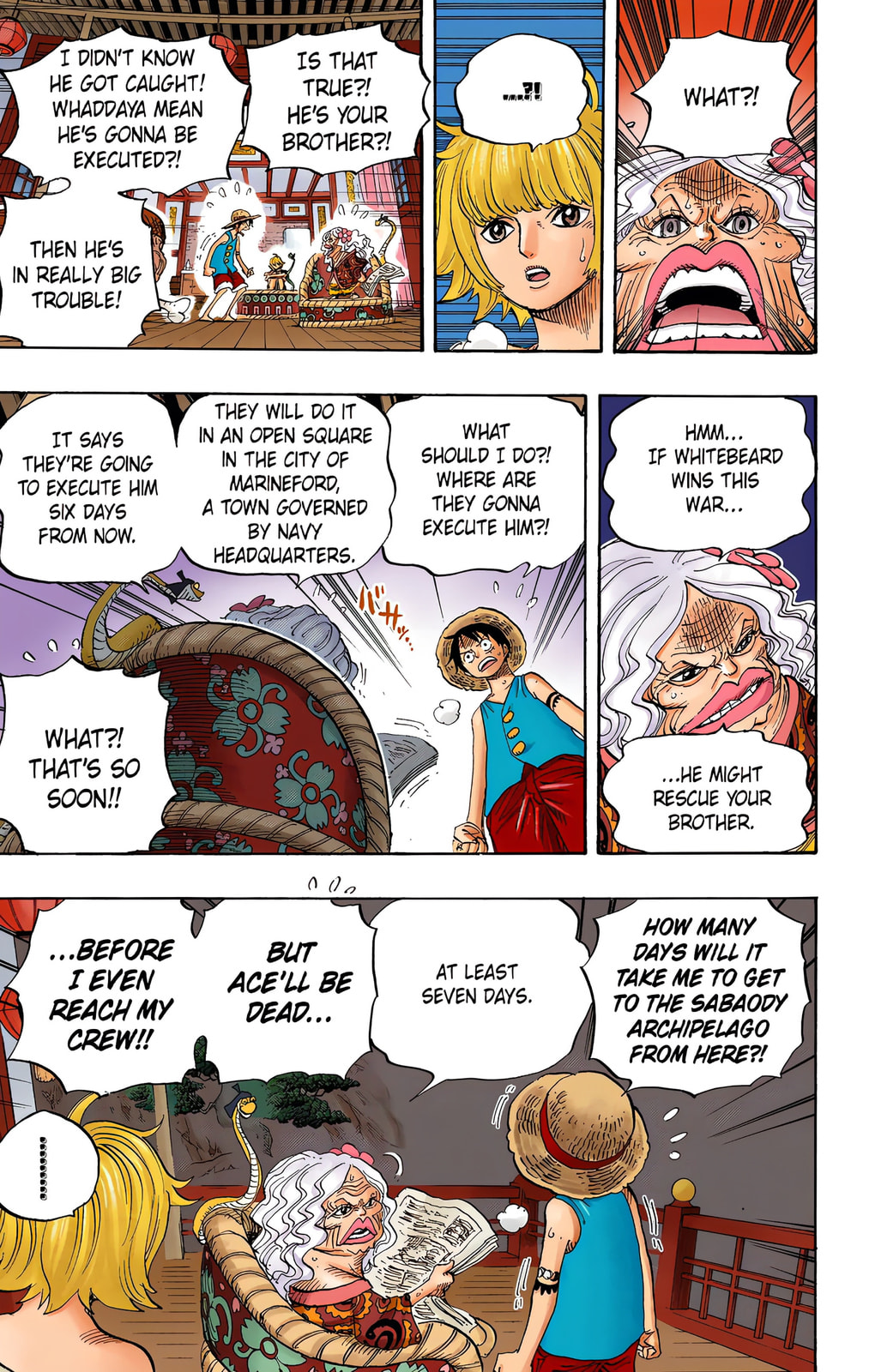 Read One Piece (Colored) chapter 522 image 8 on Lezhin
