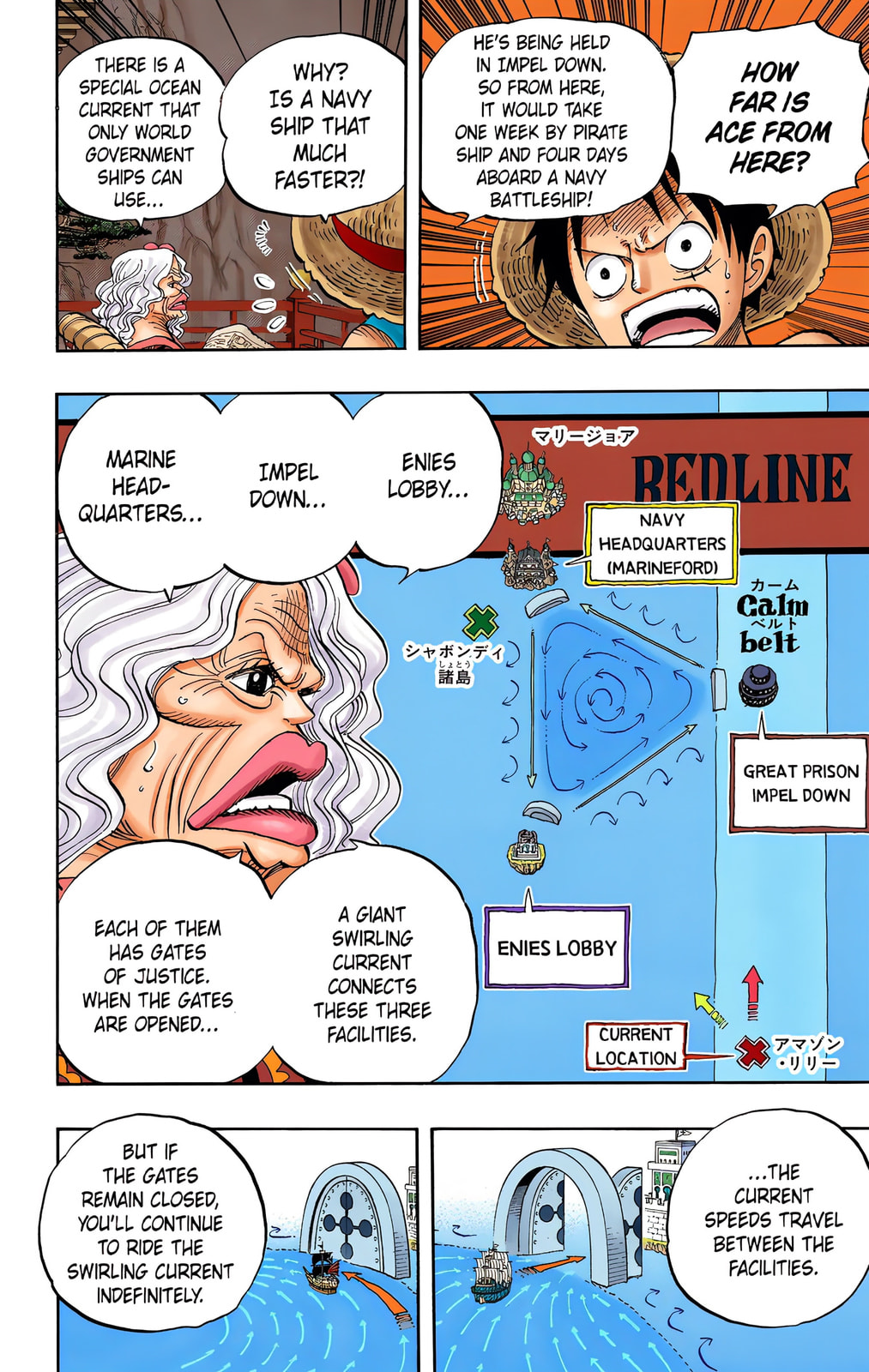 Read One Piece (Colored) chapter 522 image 9 on Lezhin