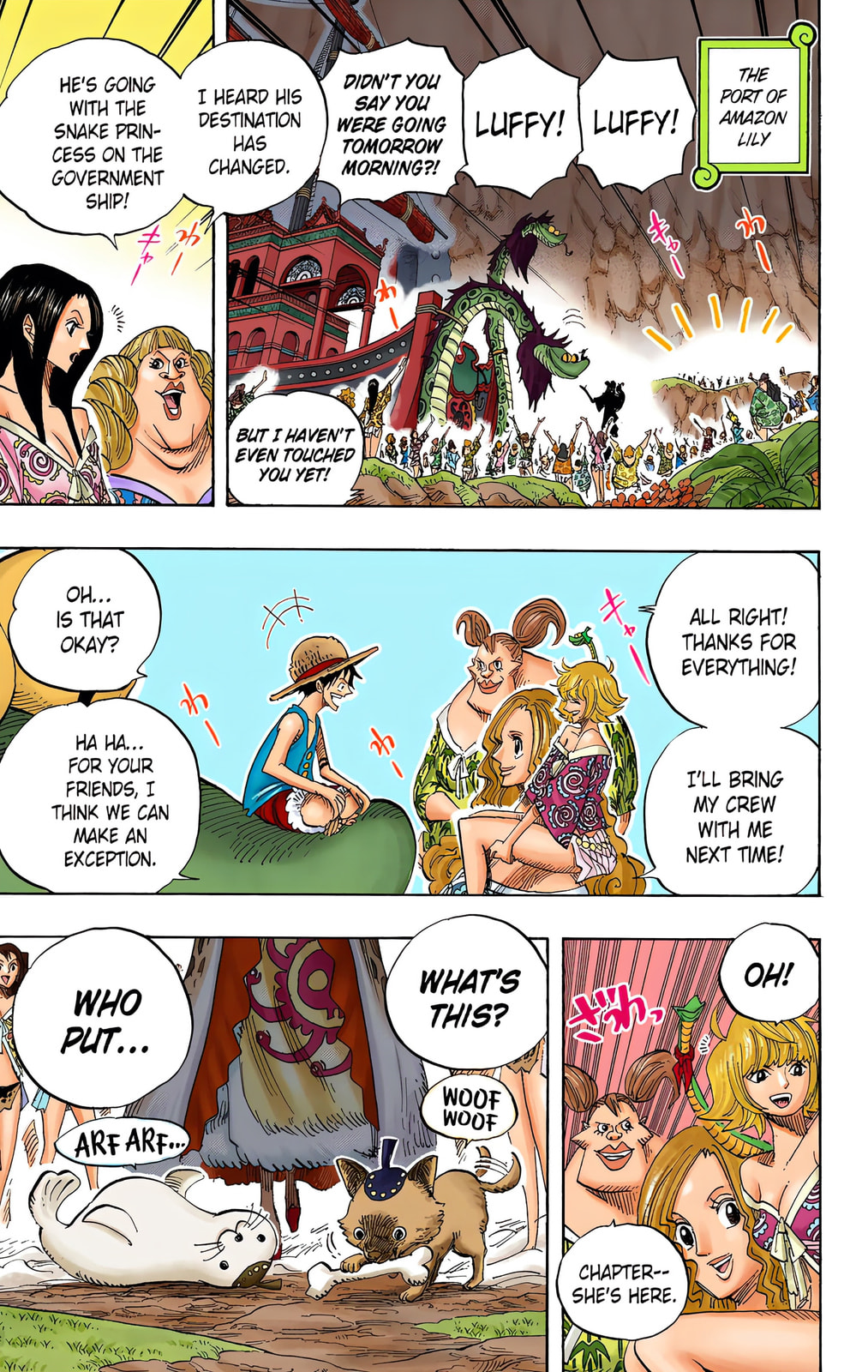Read One Piece (Colored) chapter 523 image 2 on Lezhin