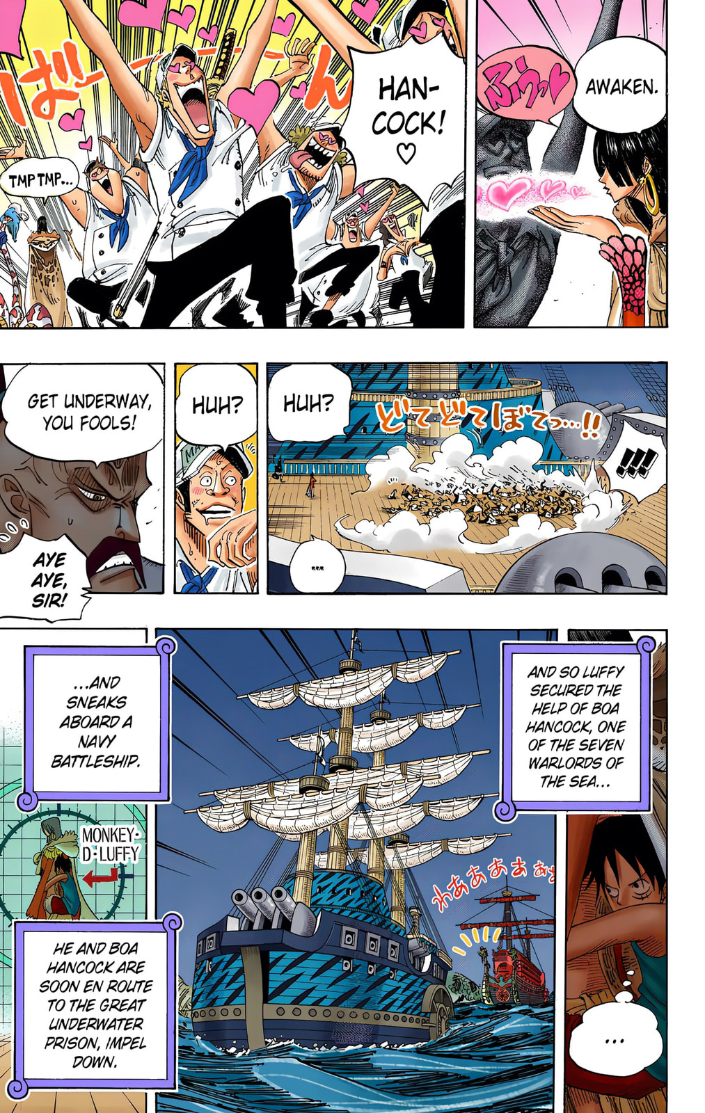 Read One Piece (Colored) chapter 523 image 8 on Lezhin