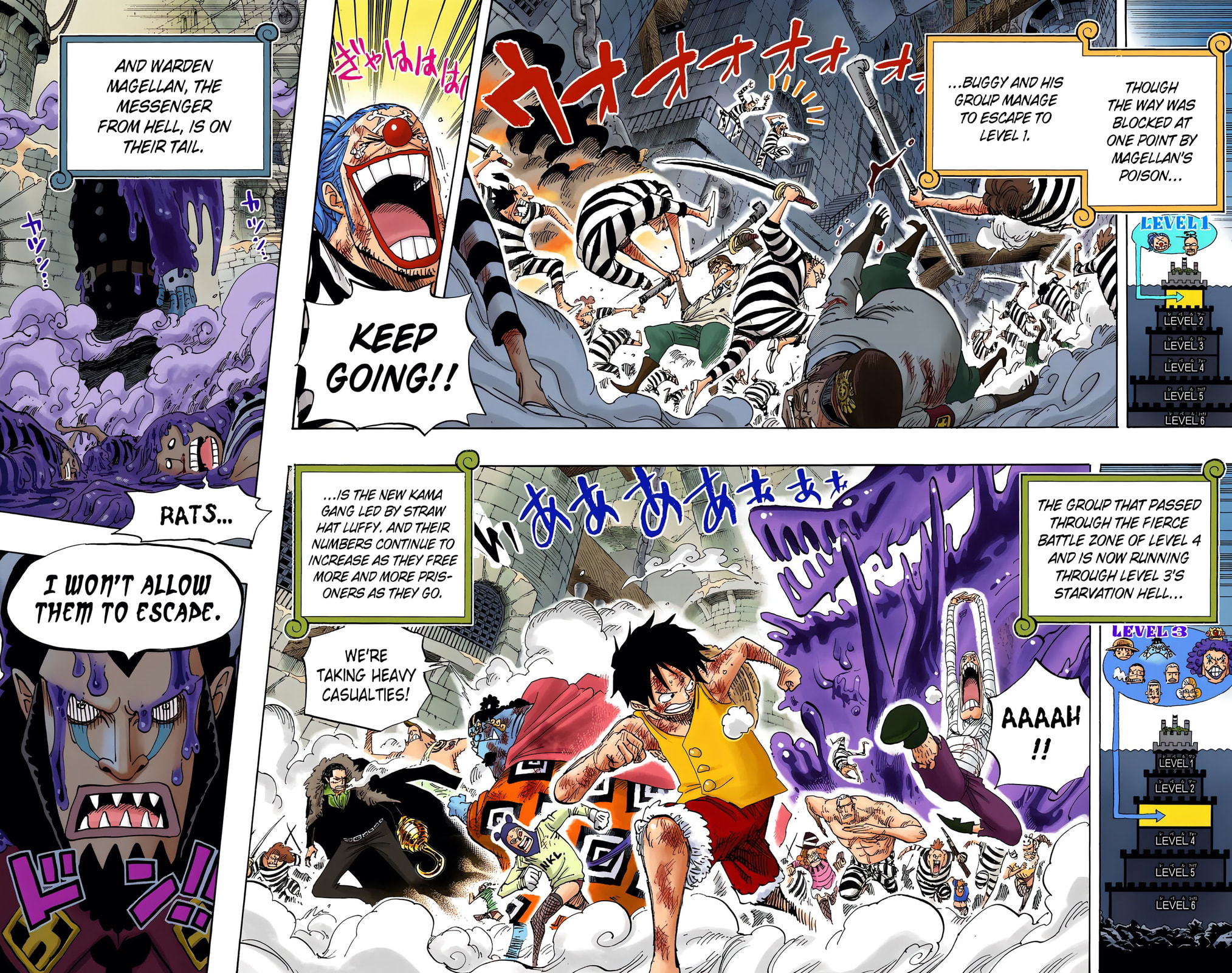 Read One Piece (Colored) chapter 545 image 1 on Lezhin