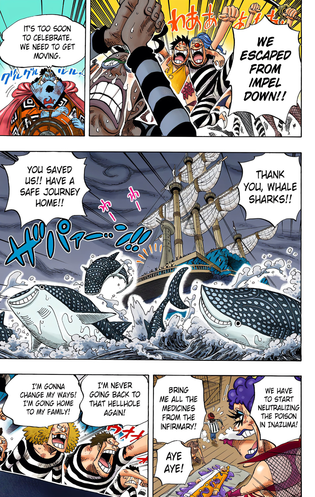 Read One Piece (Colored) chapter 548 image 2 on Lezhin