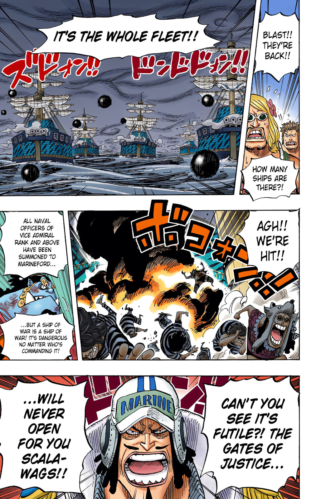Read One Piece (Colored) chapter 548 image 4 on Lezhin