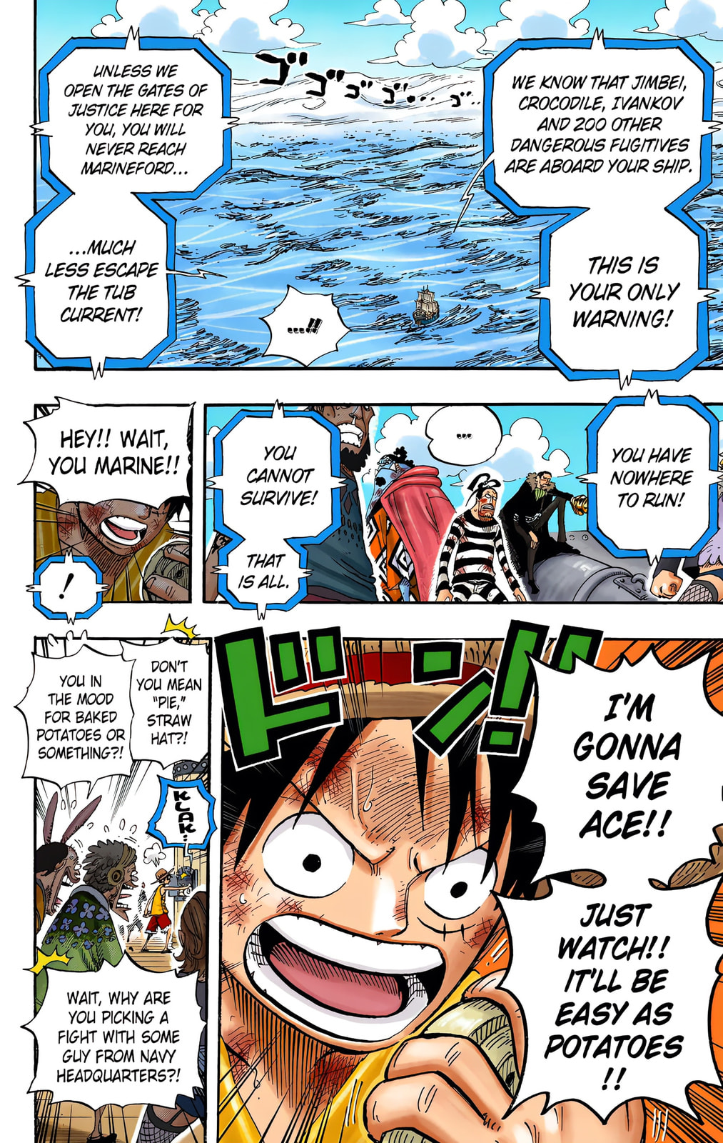 Read One Piece (Colored) chapter 549 image 11 on Lezhin