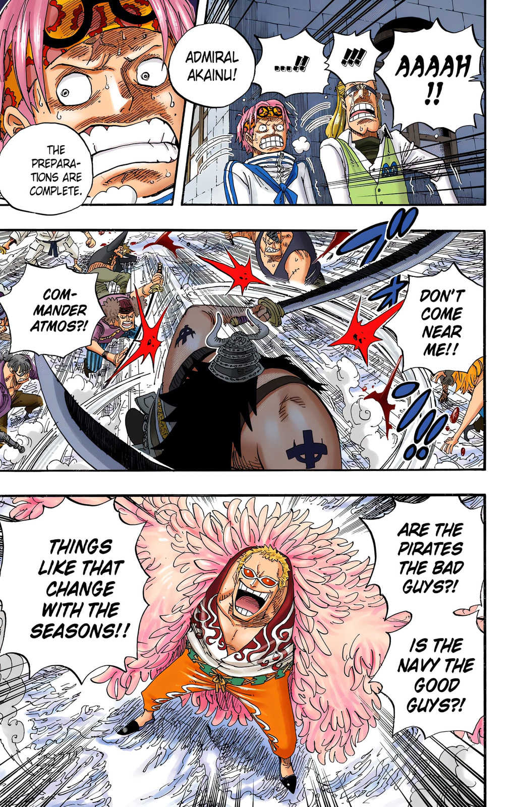 Read One Piece (Colored) chapter 556 image 6 on Lezhin