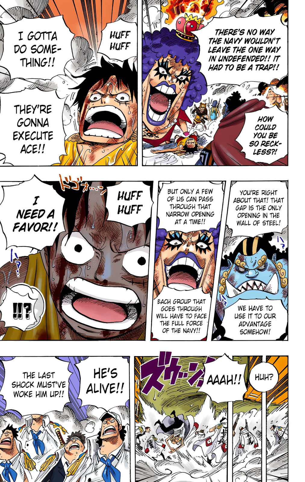 Read One Piece (Colored) chapter 565 image 9 on Lezhin