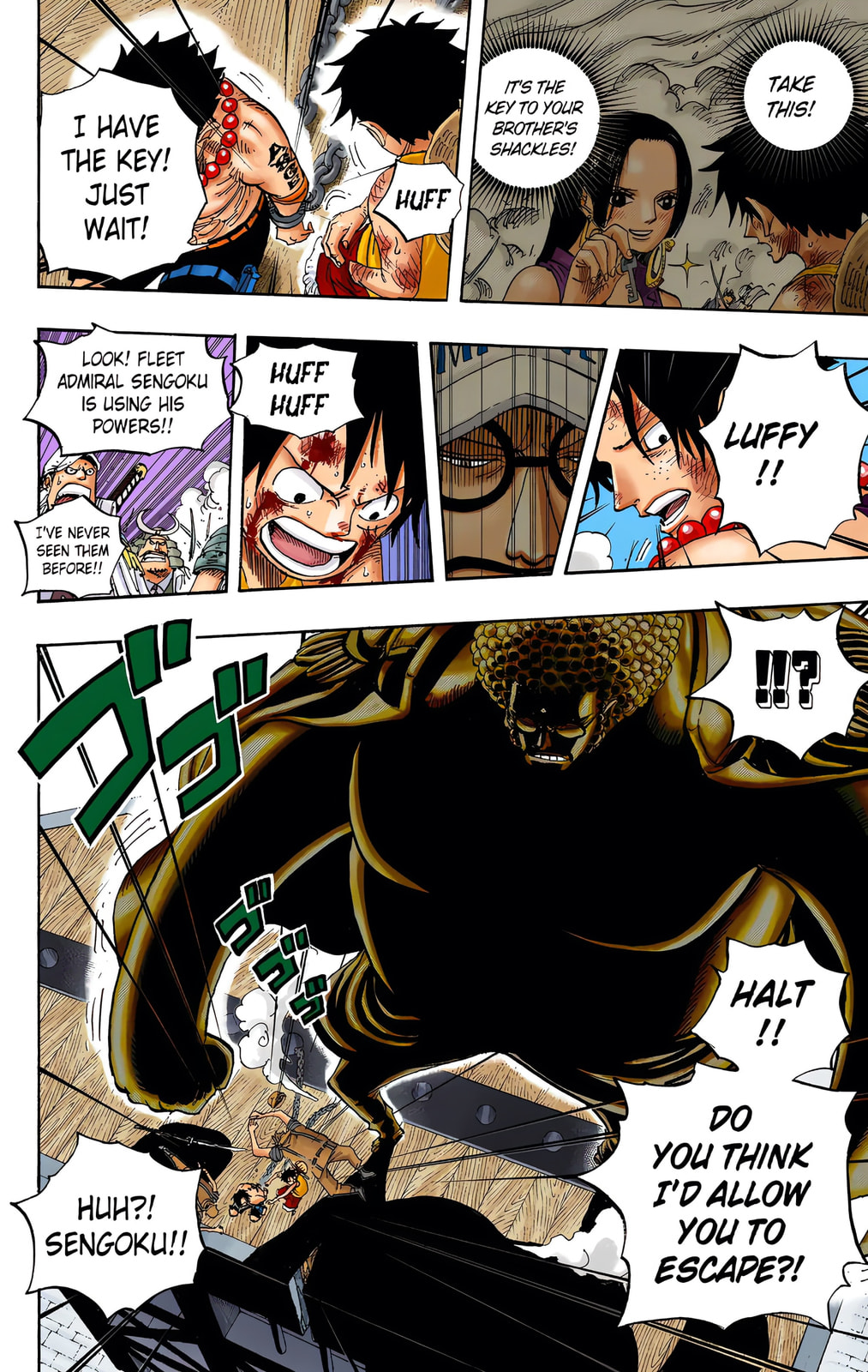 Read One Piece (Colored) chapter 571 image 8 on Lezhin