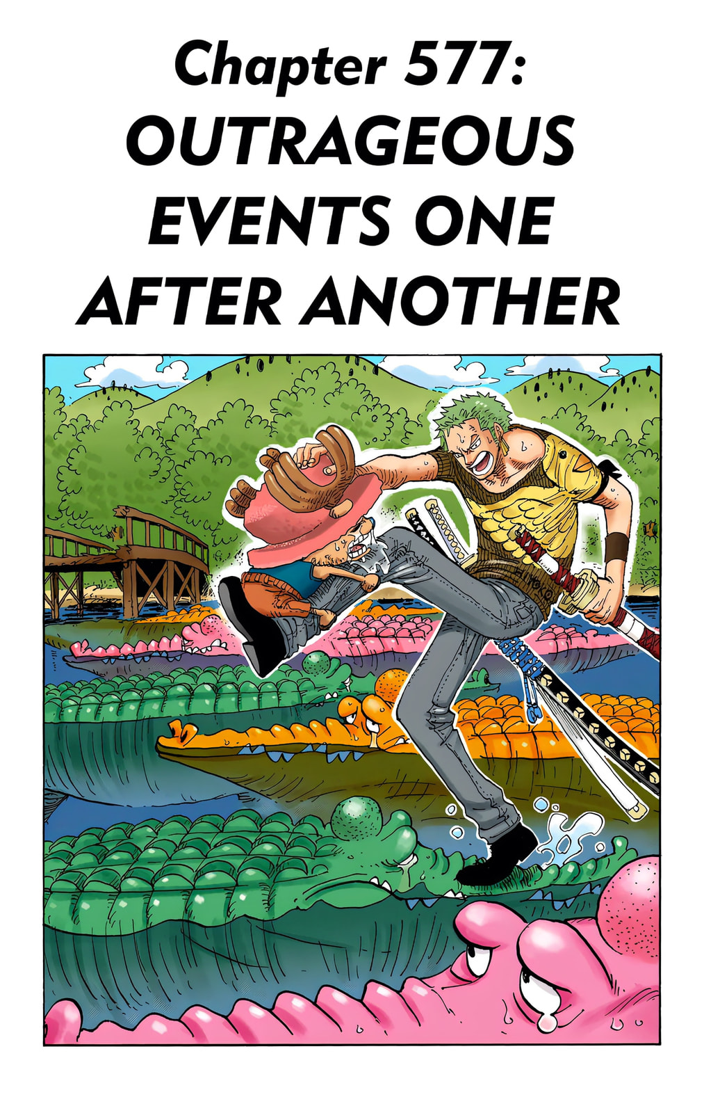 Read One Piece (Colored) chapter 577 image 0 on Lezhin