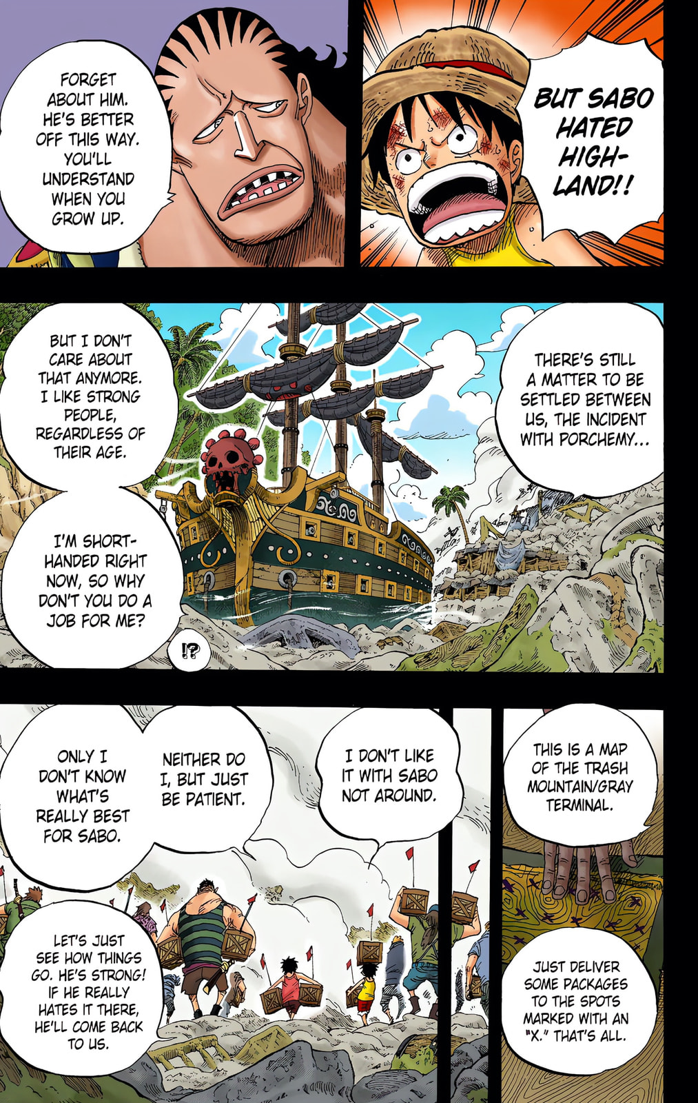 Read One Piece (Colored) chapter 586 image 2 on Lezhin