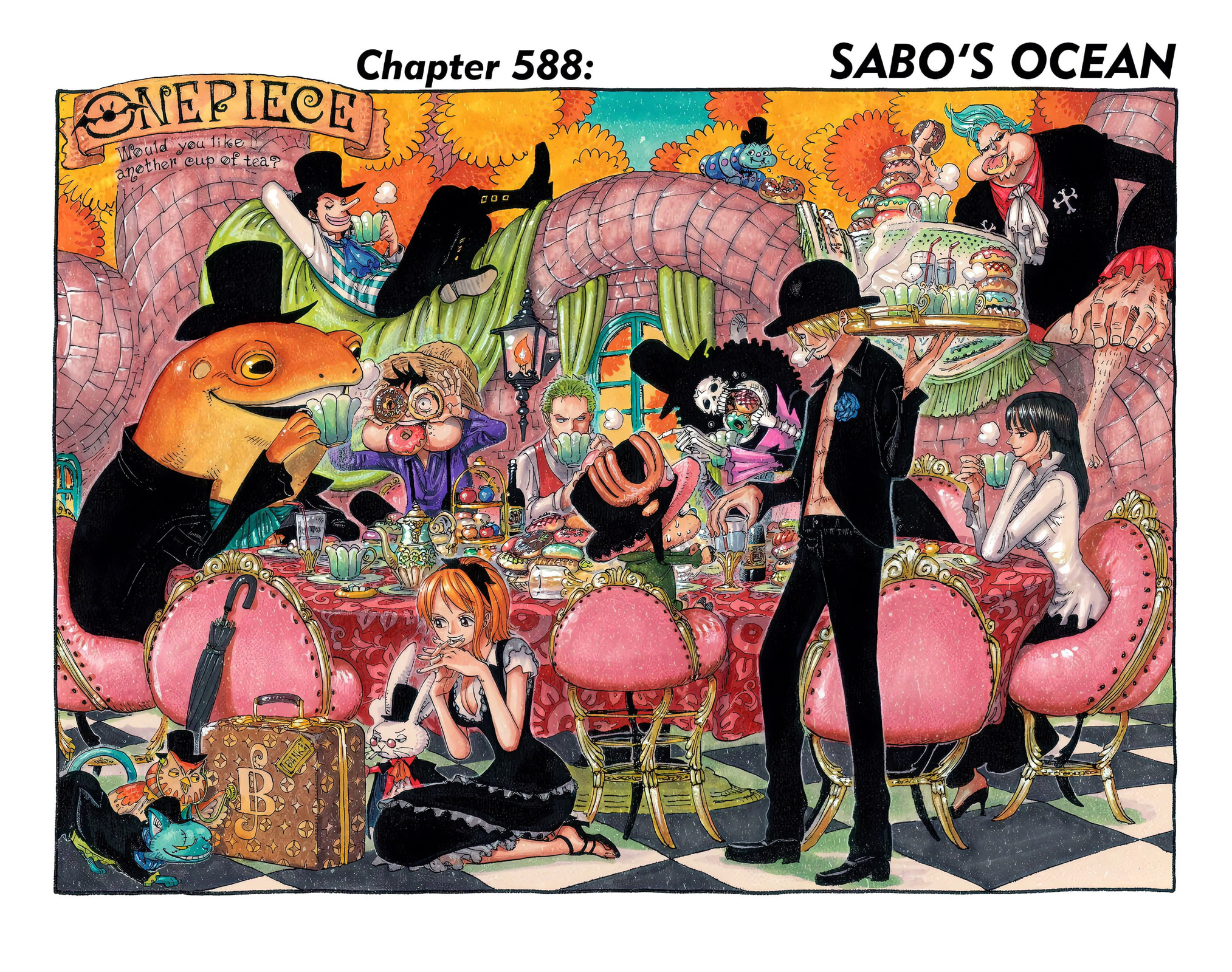 Read One Piece (Colored) chapter 588 image 0 on Lezhin