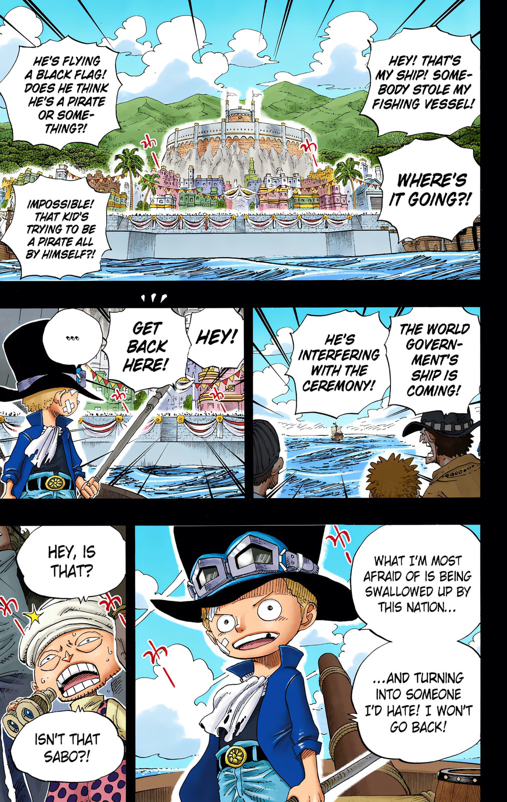 Read One Piece (Colored) chapter 588 image 2 on Lezhin