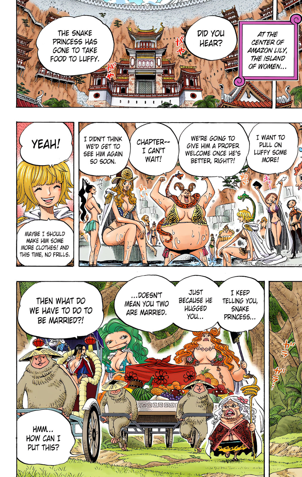 Read One Piece (Colored) chapter 591 image 3 on Lezhin