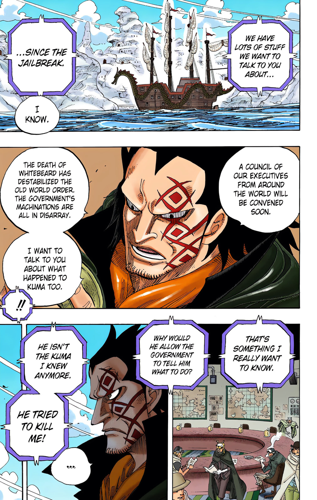 Read One Piece (Colored) chapter 593 image 10 on Lezhin
