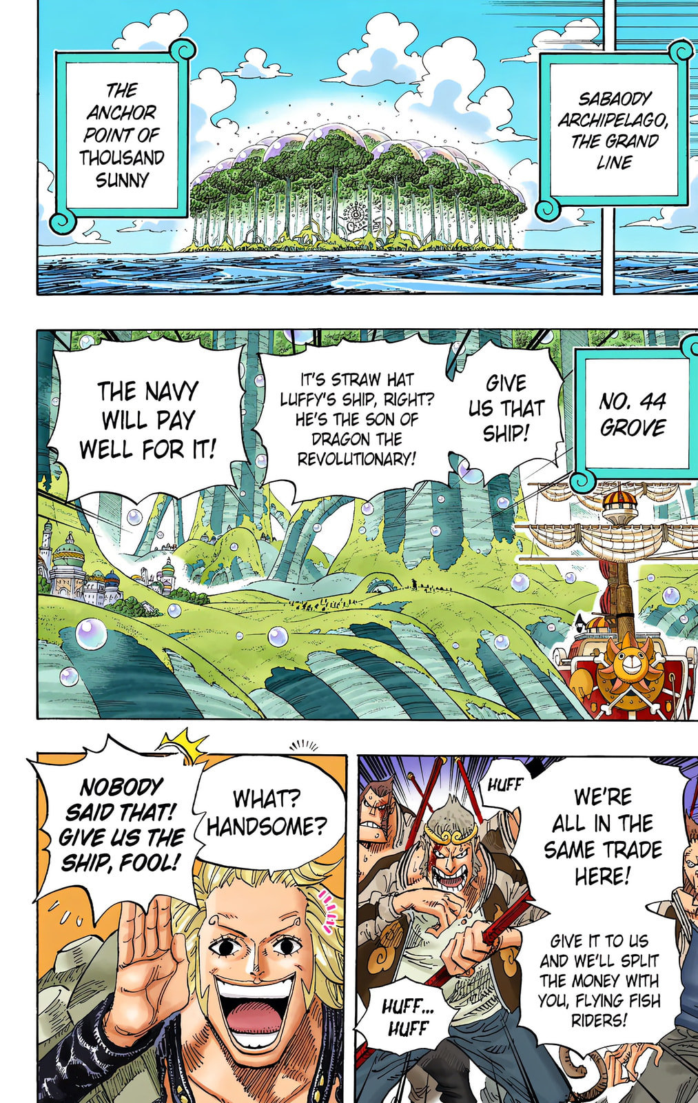 Read One Piece (Colored) chapter 593 image 11 on Lezhin