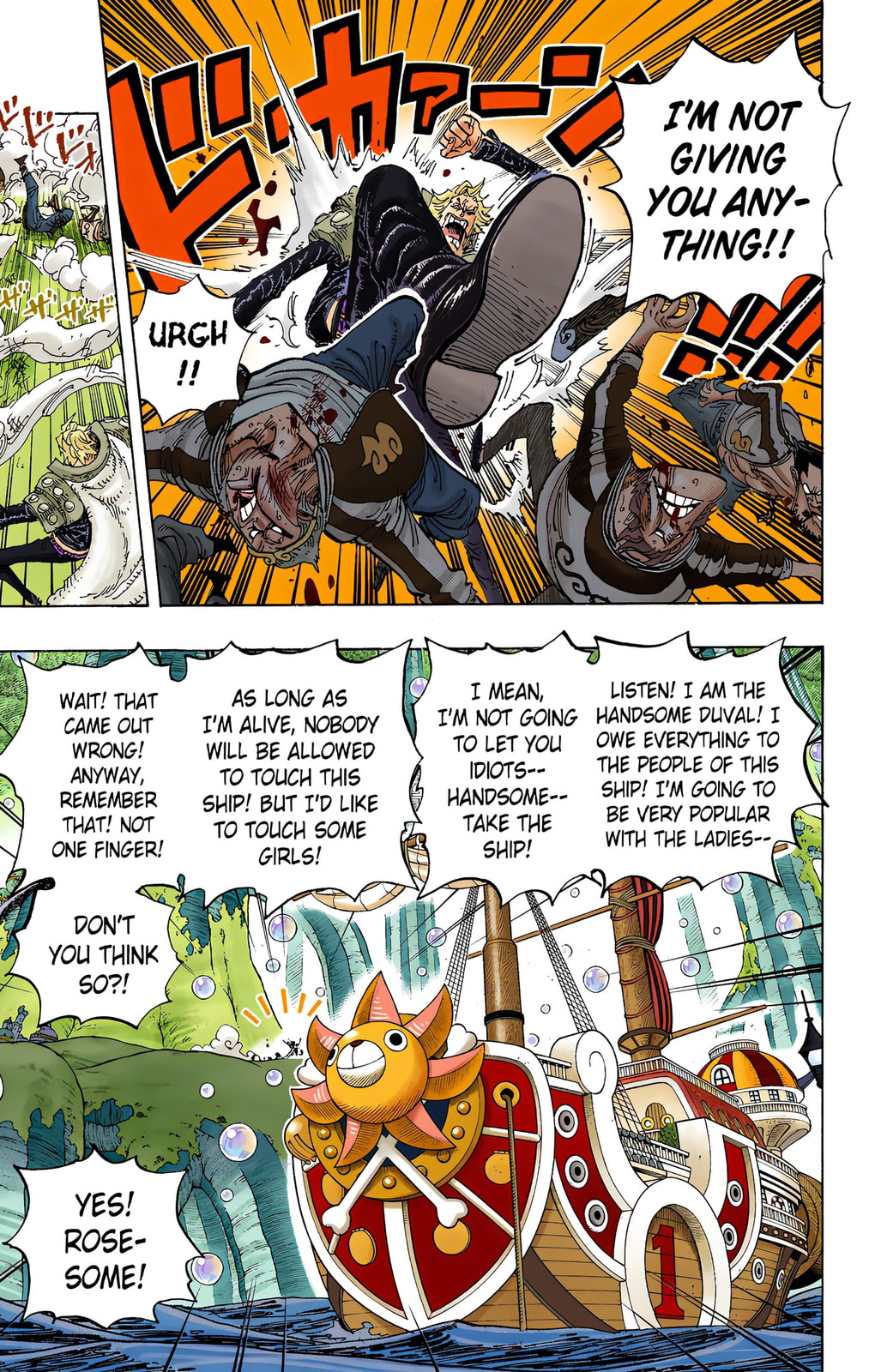 Read One Piece (Colored) chapter 593 image 12 on Lezhin