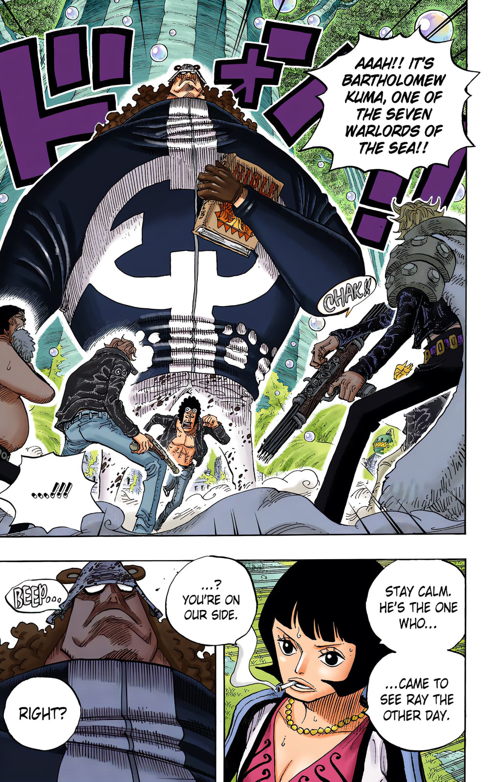 Read One Piece (Colored) chapter 593 image 14 on Lezhin