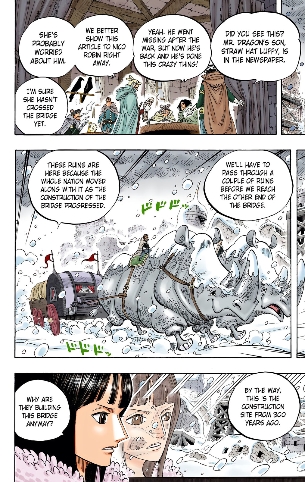 Read One Piece (Colored) chapter 593 image 3 on Lezhin