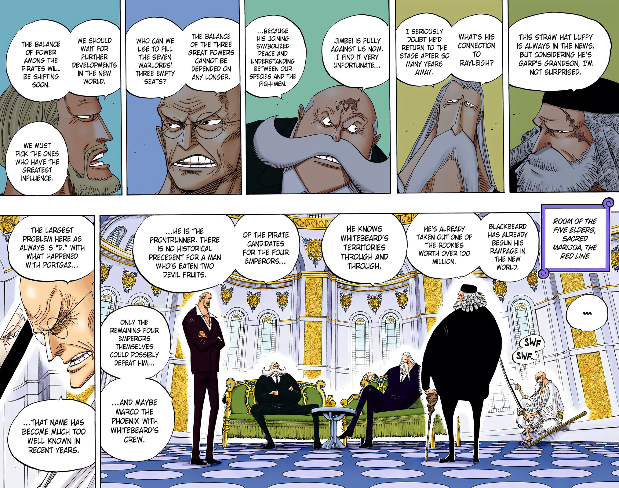 Read One Piece (Colored) chapter 594 image 1 on Lezhin