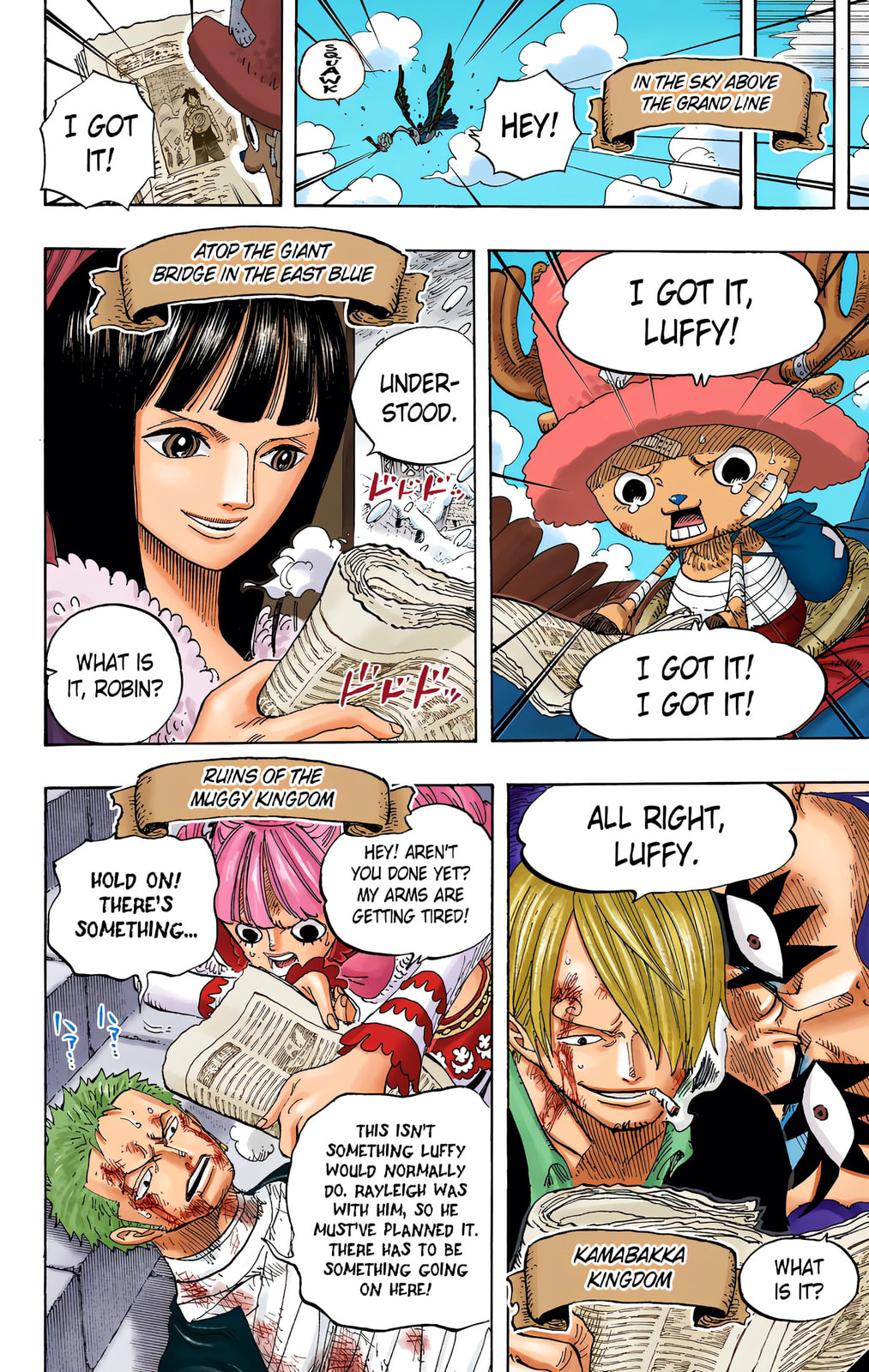 Read One Piece (Colored) chapter 594 image 14 on Lezhin