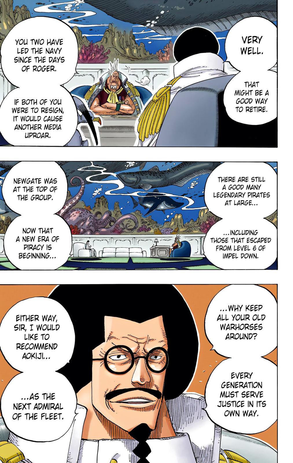 Read One Piece (Colored) chapter 594 image 3 on Lezhin