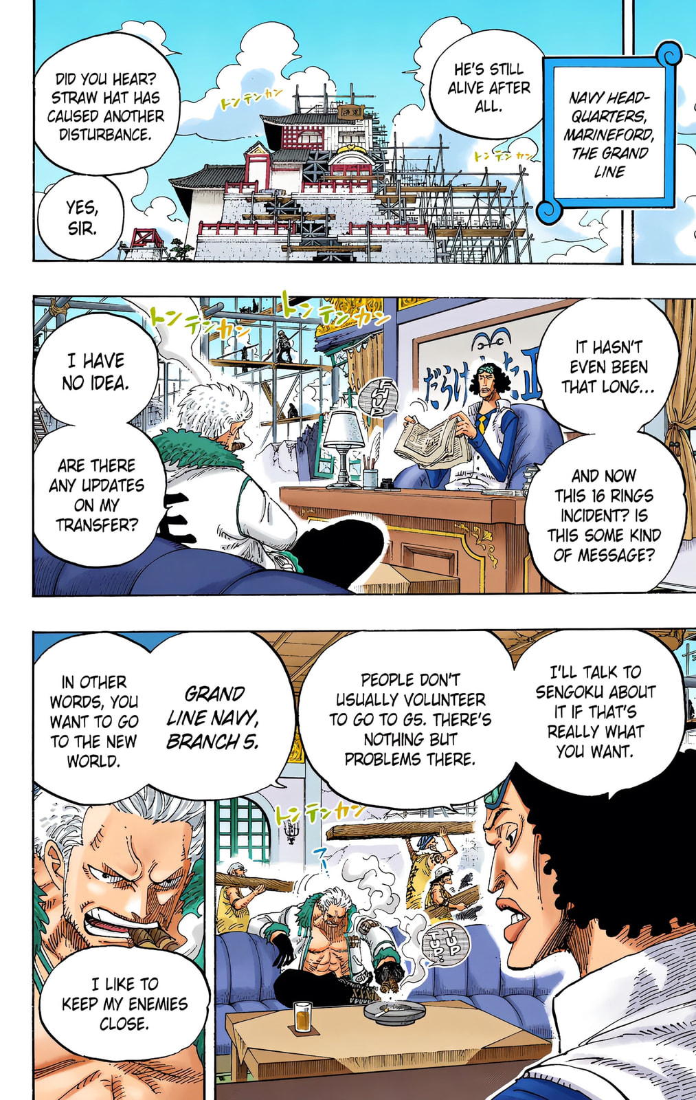Read One Piece (Colored) chapter 594 image 4 on Lezhin