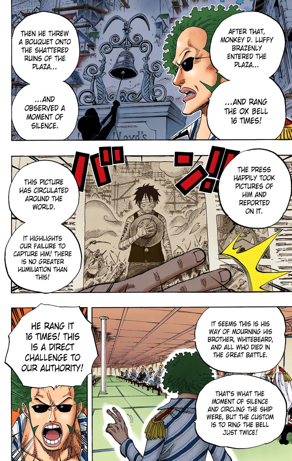 Read One Piece (Colored) chapter 594 image 8 on Lezhin