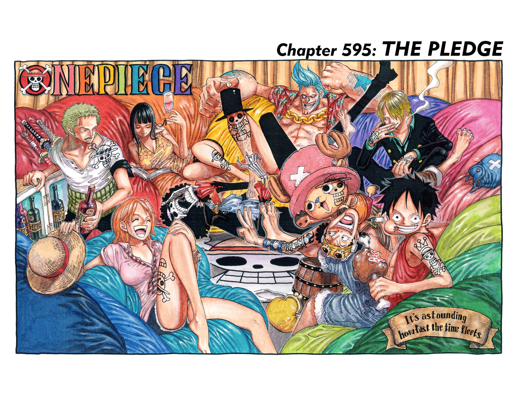 Read One Piece (Colored) chapter 595 image 0 on Lezhin