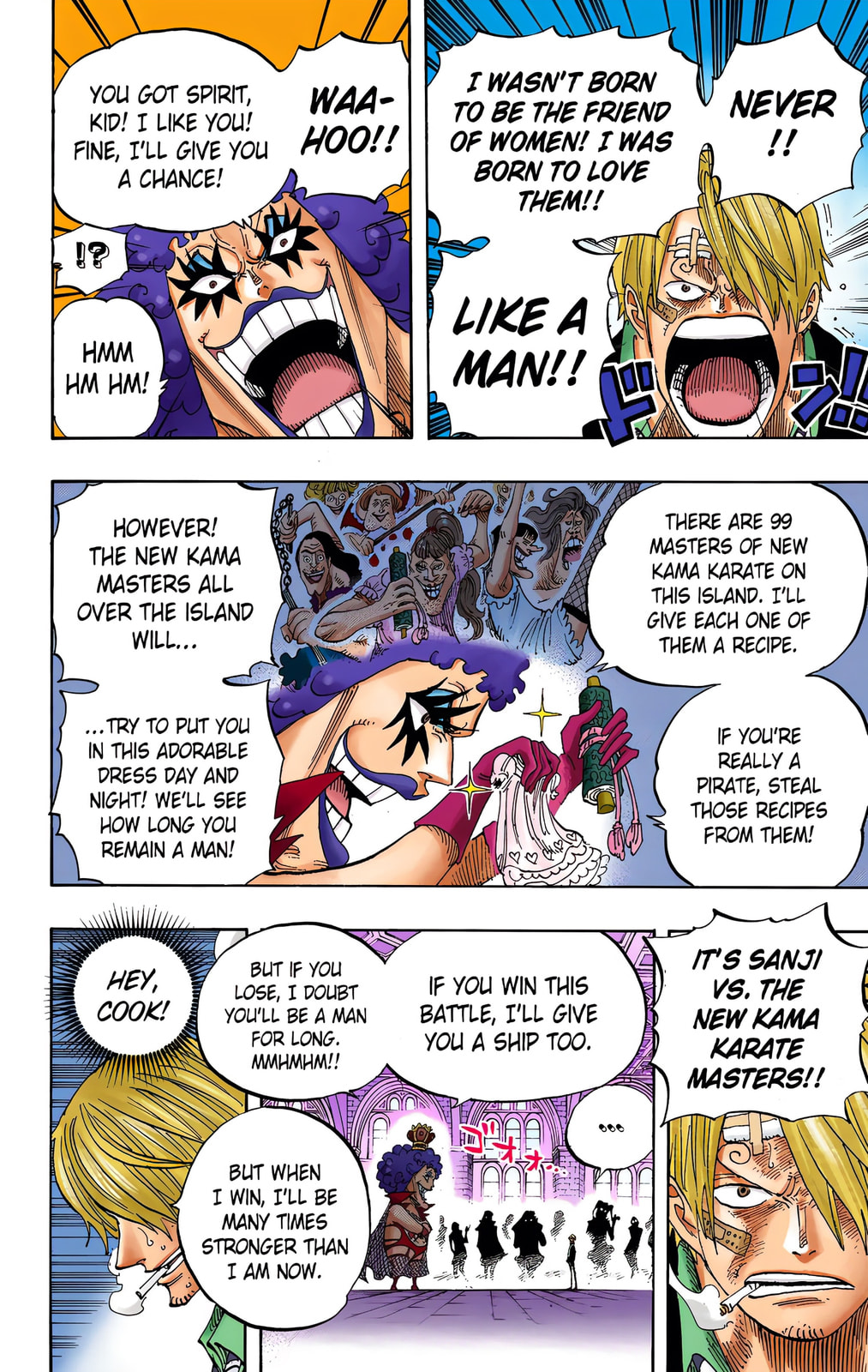 Read One Piece (Colored) chapter 595 image 16 on Lezhin