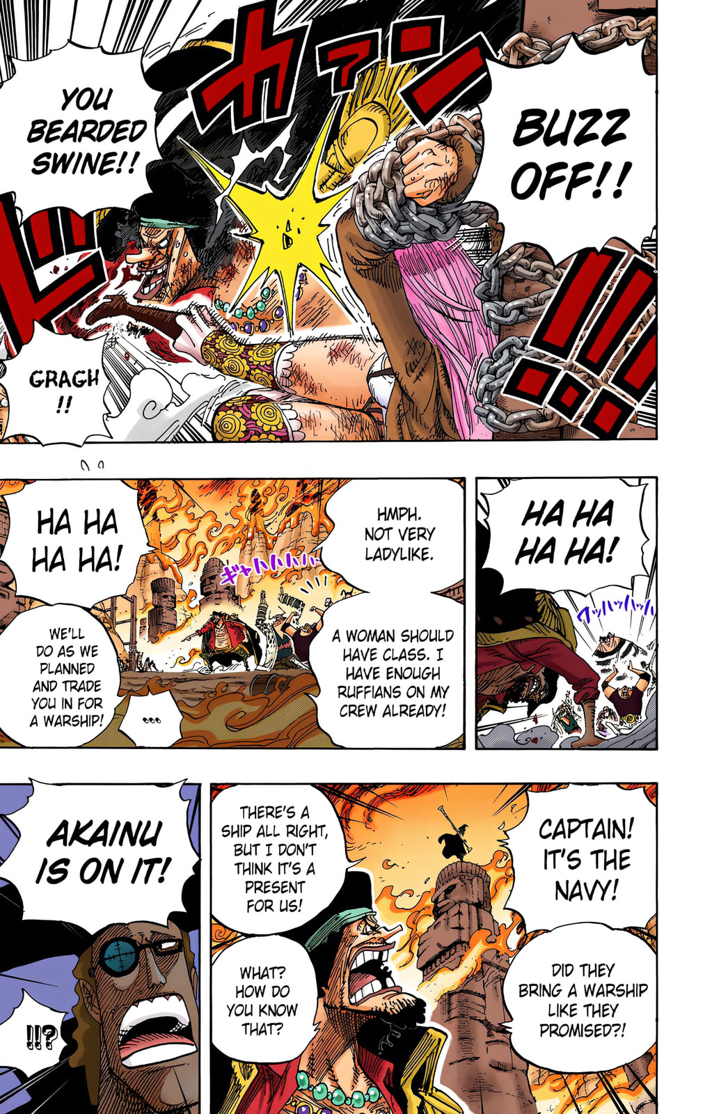 Read One Piece (Colored) chapter 595 image 7 on Lezhin
