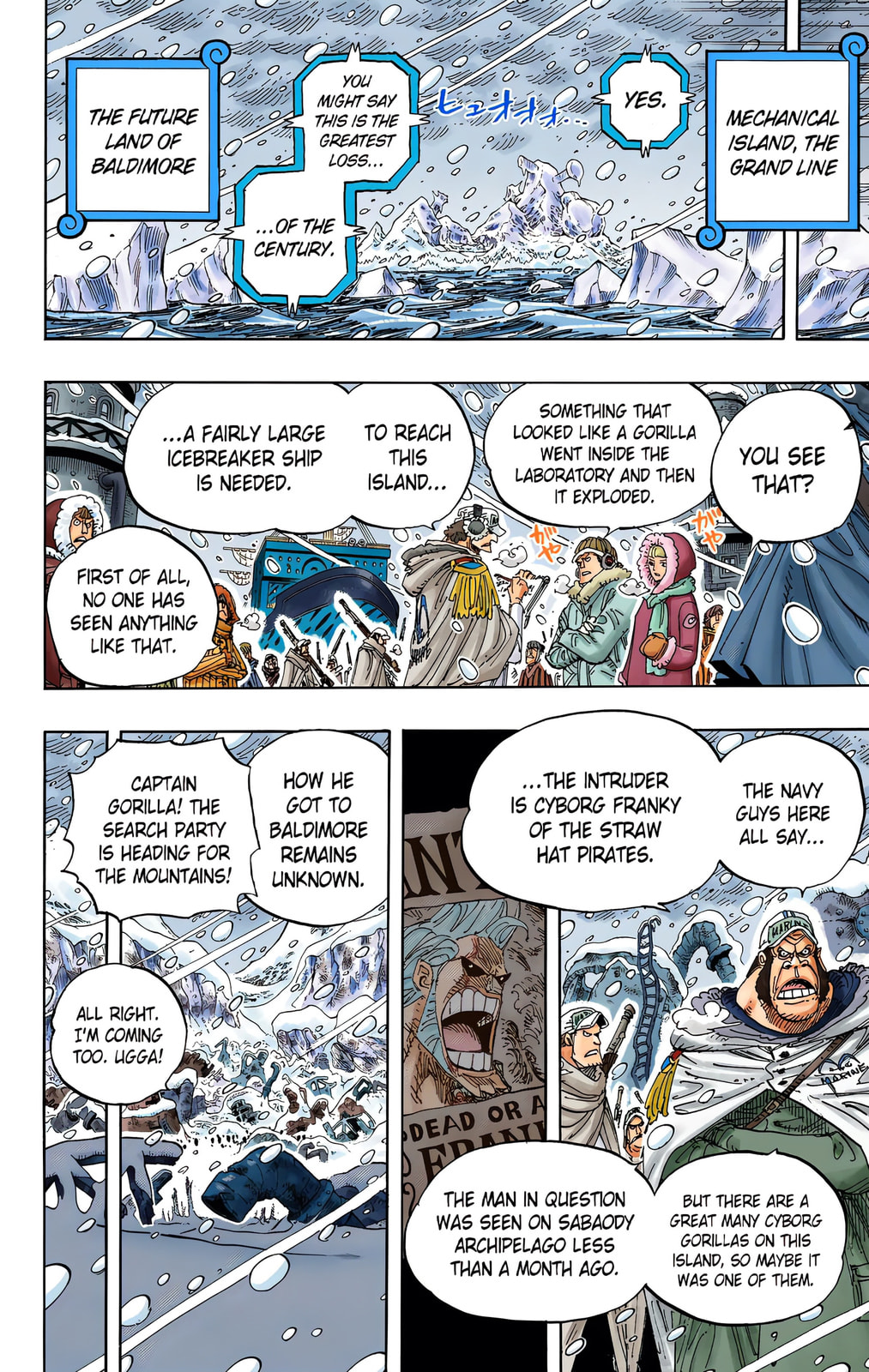 Read One Piece (Colored) chapter 596 image 11 on Lezhin