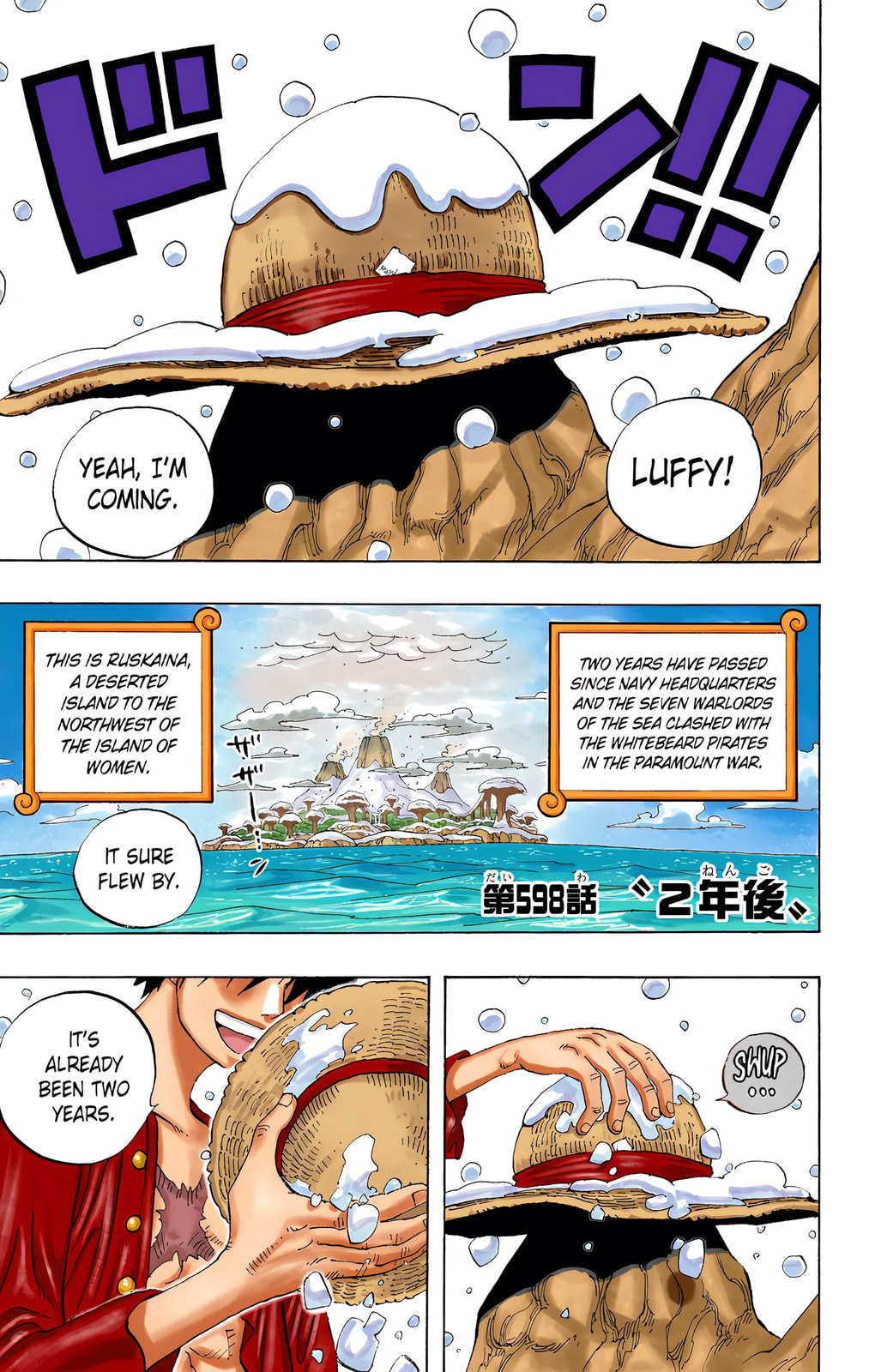 Read One Piece (Colored) chapter 598 image 0 on Lezhin