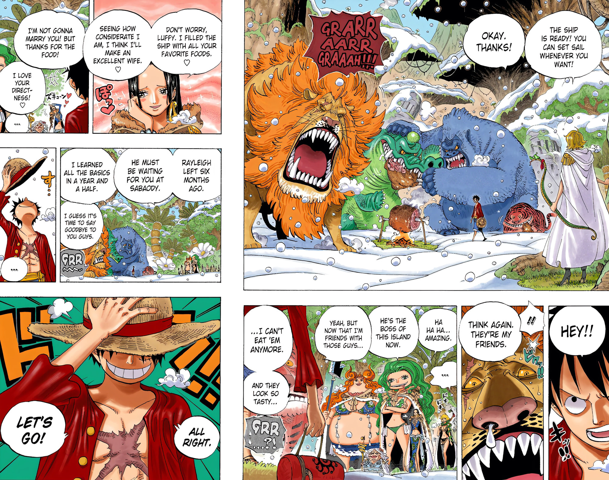 Read One Piece (Colored) chapter 598 image 1 on Lezhin