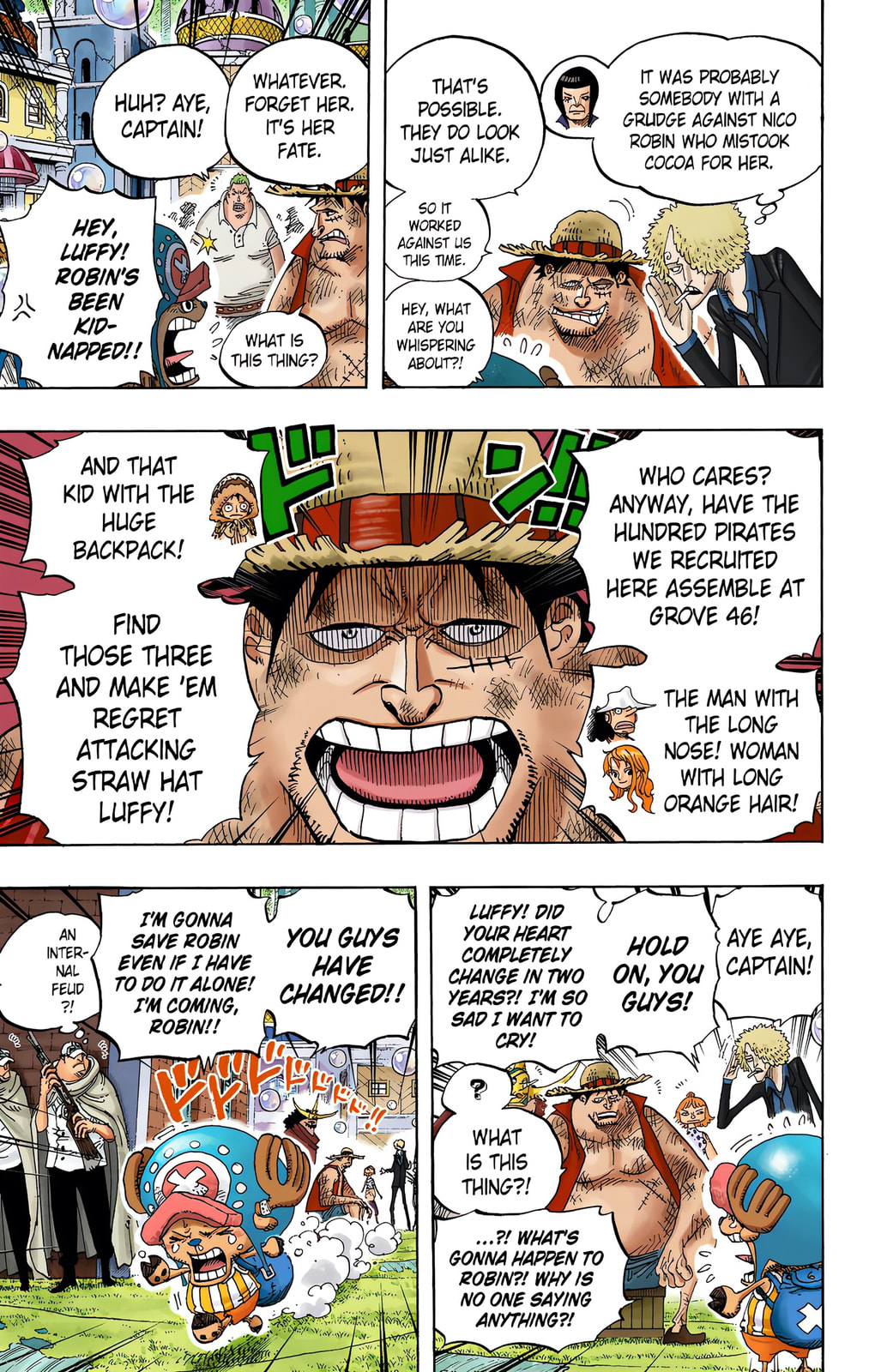 Read One Piece (Colored) chapter 599 image 11 on Lezhin