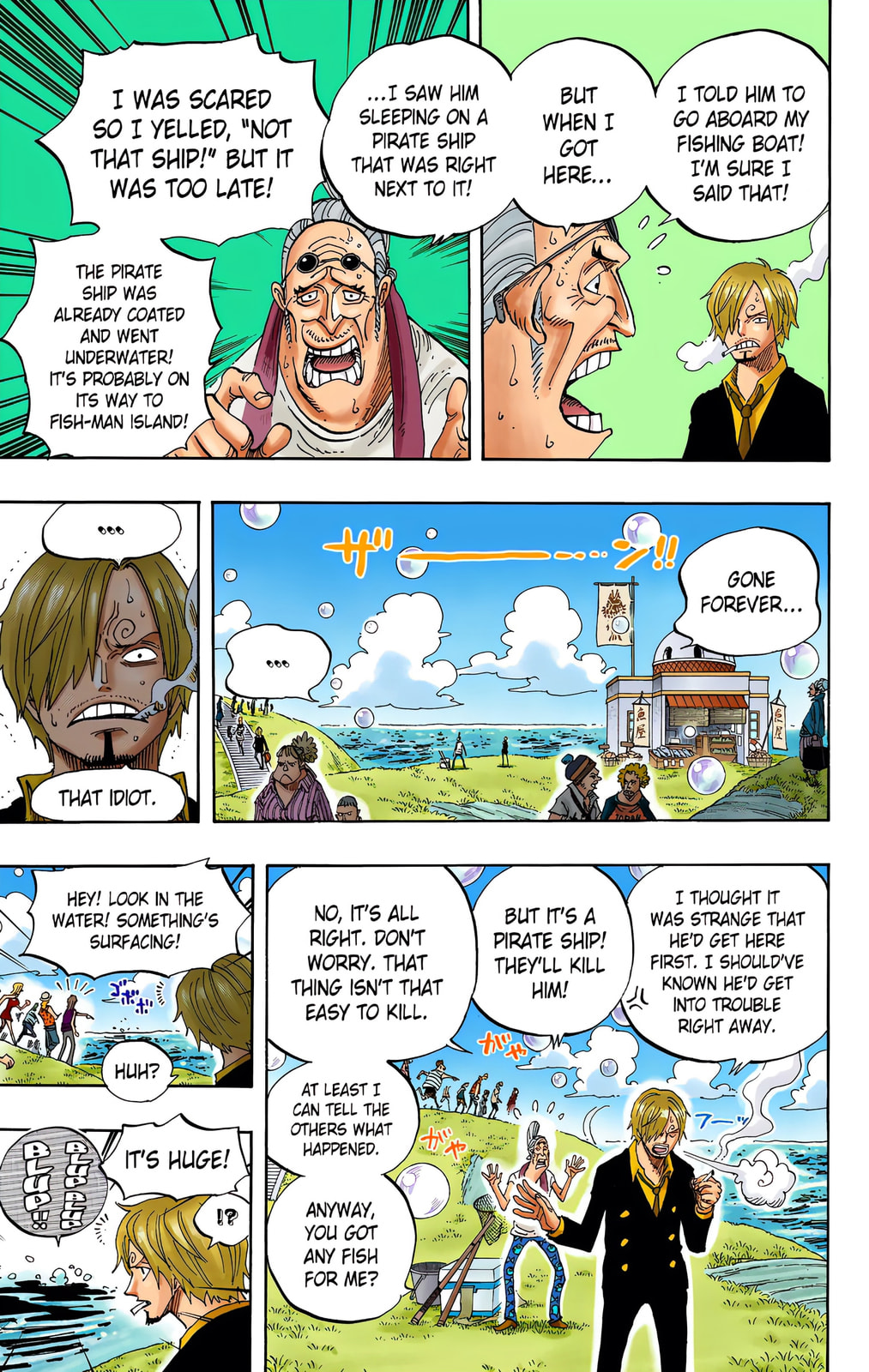 Read One Piece (Colored) chapter 599 image 15 on Lezhin