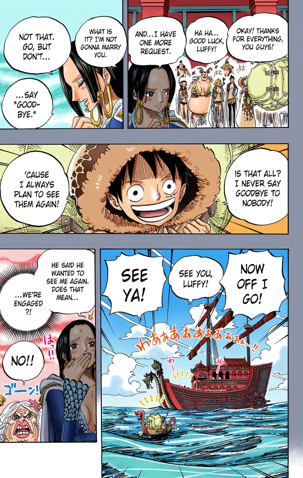 Read One Piece (Colored) chapter 599 image 2 on Lezhin