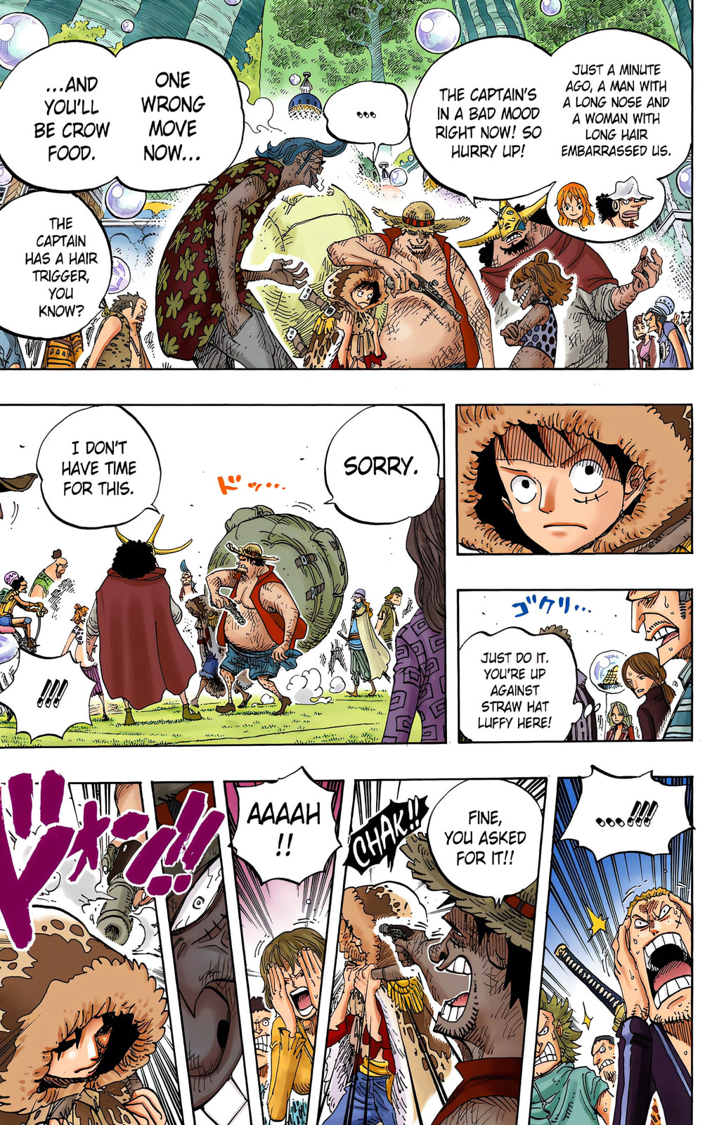 Read One Piece (Colored) chapter 599 image 4 on Lezhin