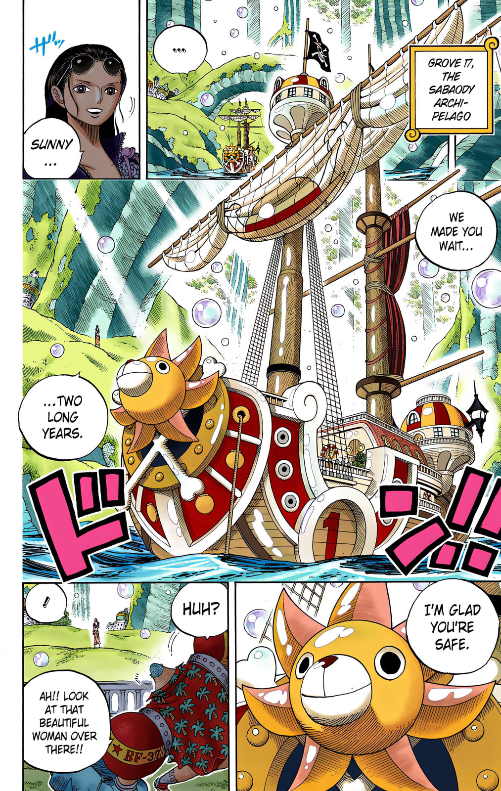 Read One Piece (Colored) chapter 599 image 6 on Lezhin