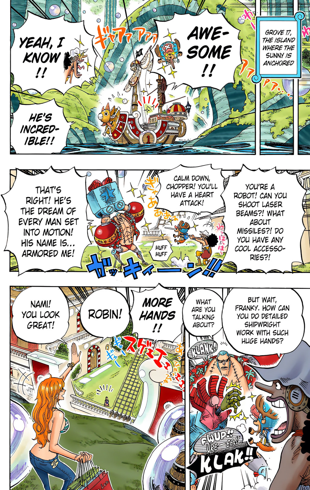 Read One Piece (Colored) chapter 600 image 14 on Lezhin