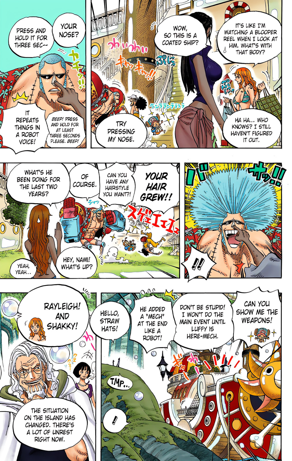 Read One Piece (Colored) chapter 600 image 15 on Lezhin