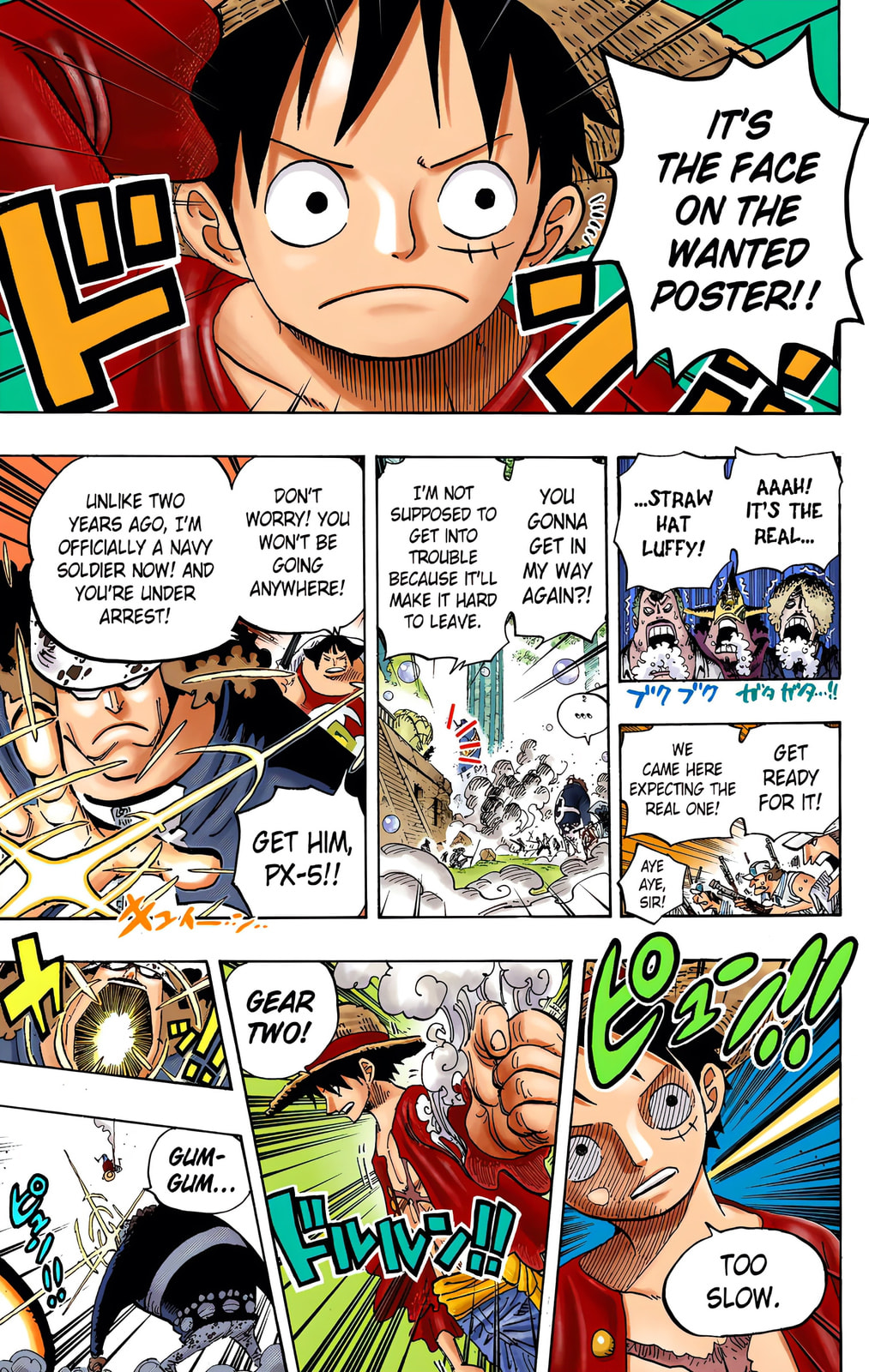 Read One Piece (Colored) chapter 601 image 11 on Lezhin