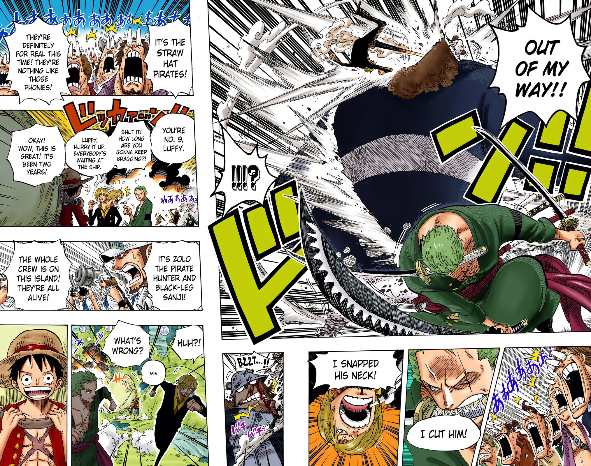 Read One Piece (Colored) chapter 601 image 13 on Lezhin