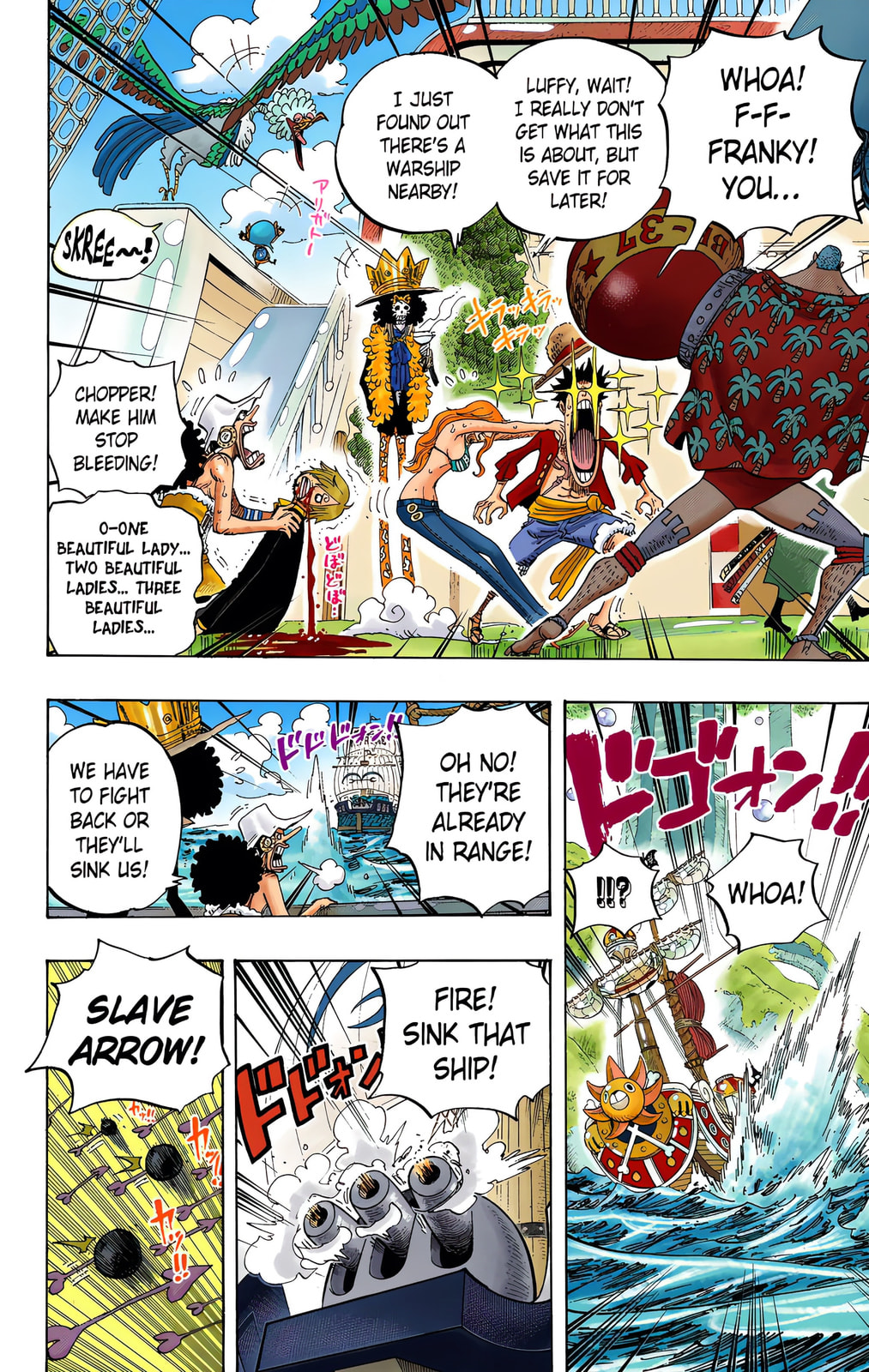Read One Piece (Colored) chapter 602 image 6 on Lezhin