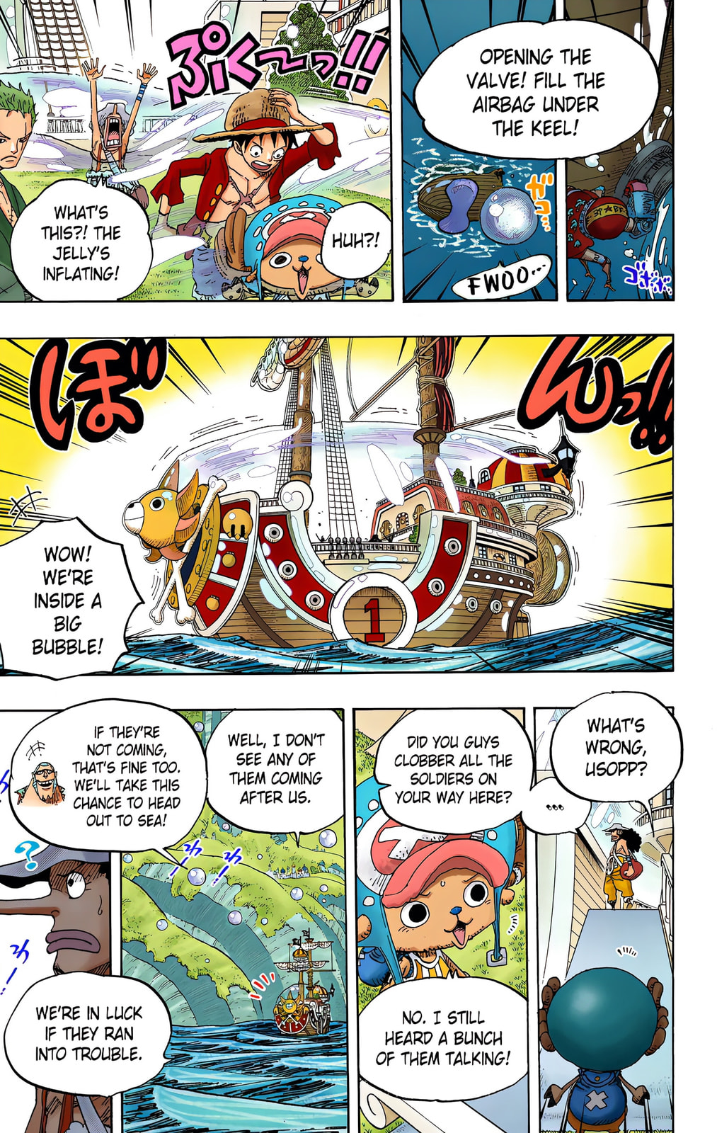 Read One Piece (Colored) chapter 602 image 9 on Lezhin