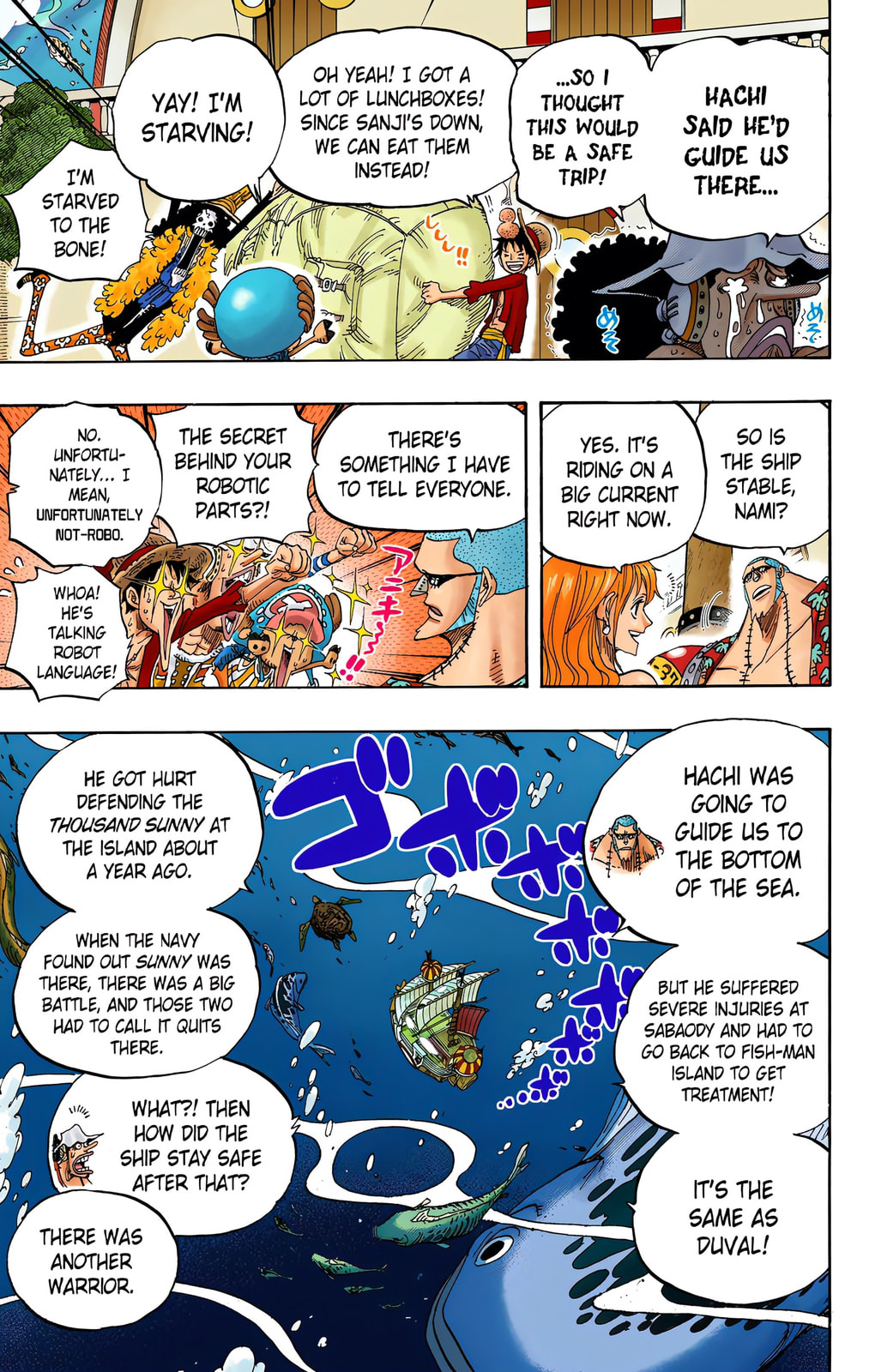 Read One Piece (Colored) chapter 603 image 11 on Lezhin