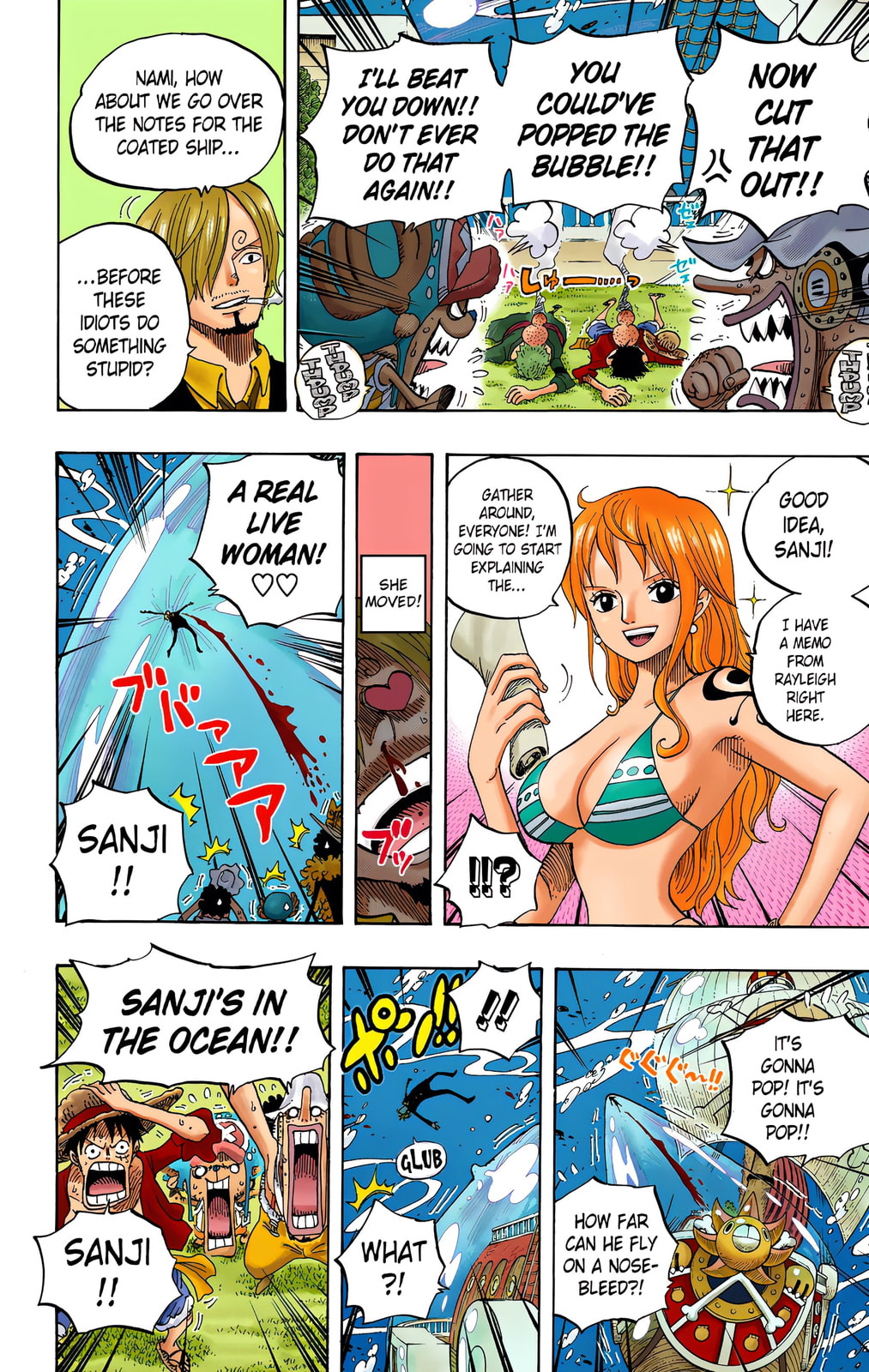 Read One Piece (Colored) chapter 603 image 8 on Lezhin