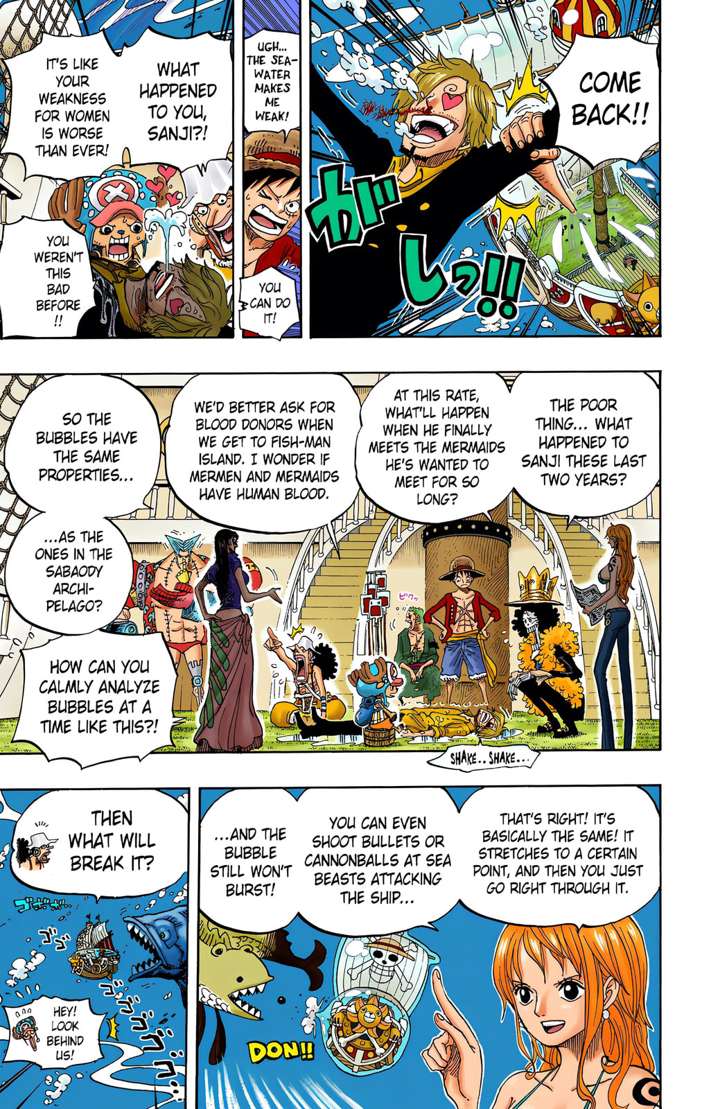 Read One Piece (Colored) chapter 603 image 9 on Lezhin