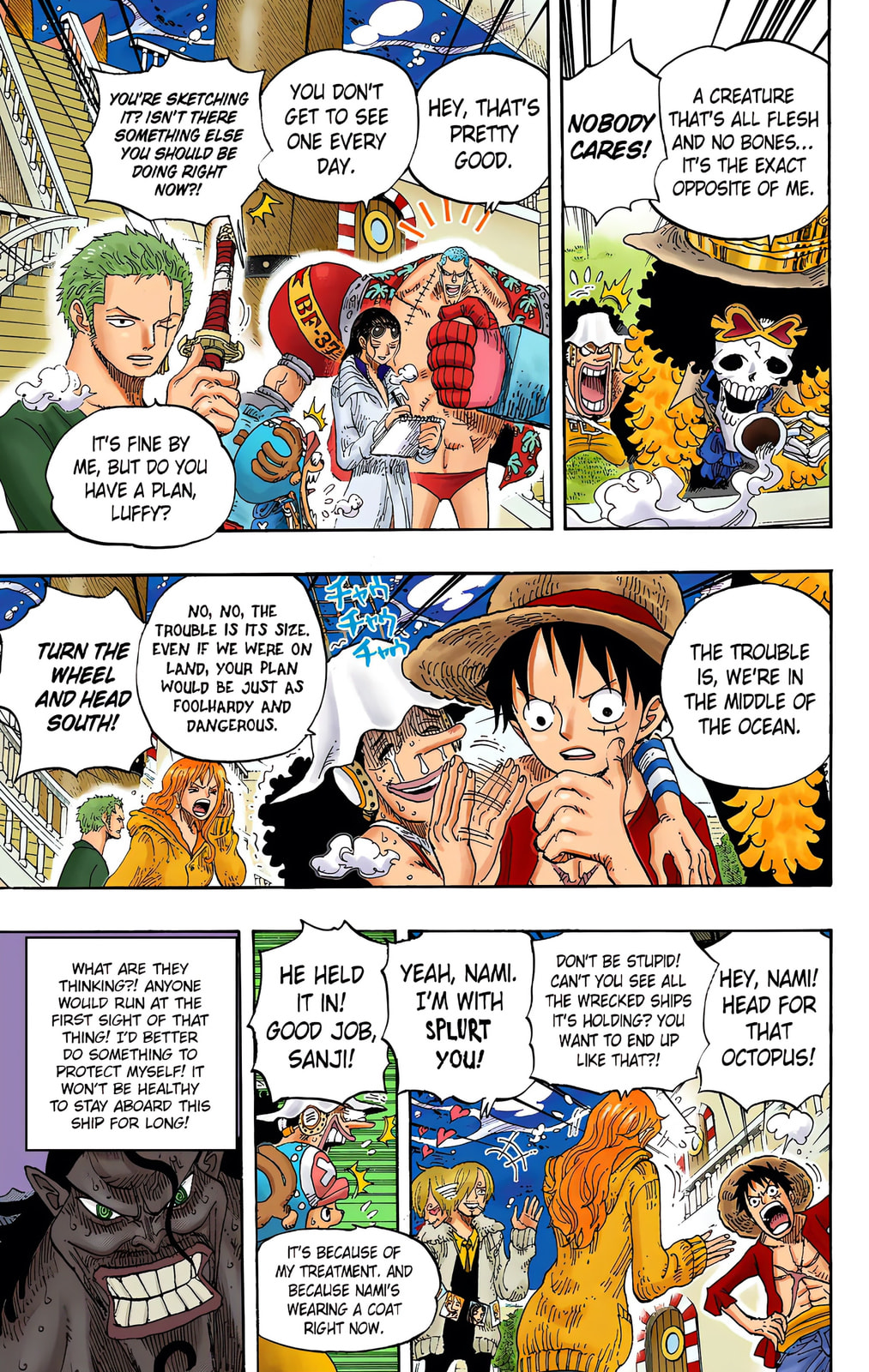 Read One Piece (Colored) chapter 605 image 2 on Lezhin