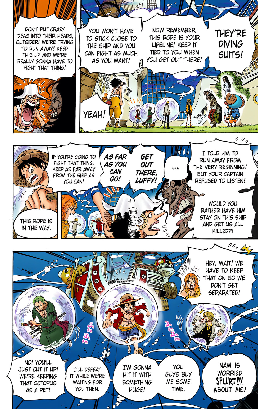 Read One Piece (Colored) chapter 605 image 7 on Lezhin