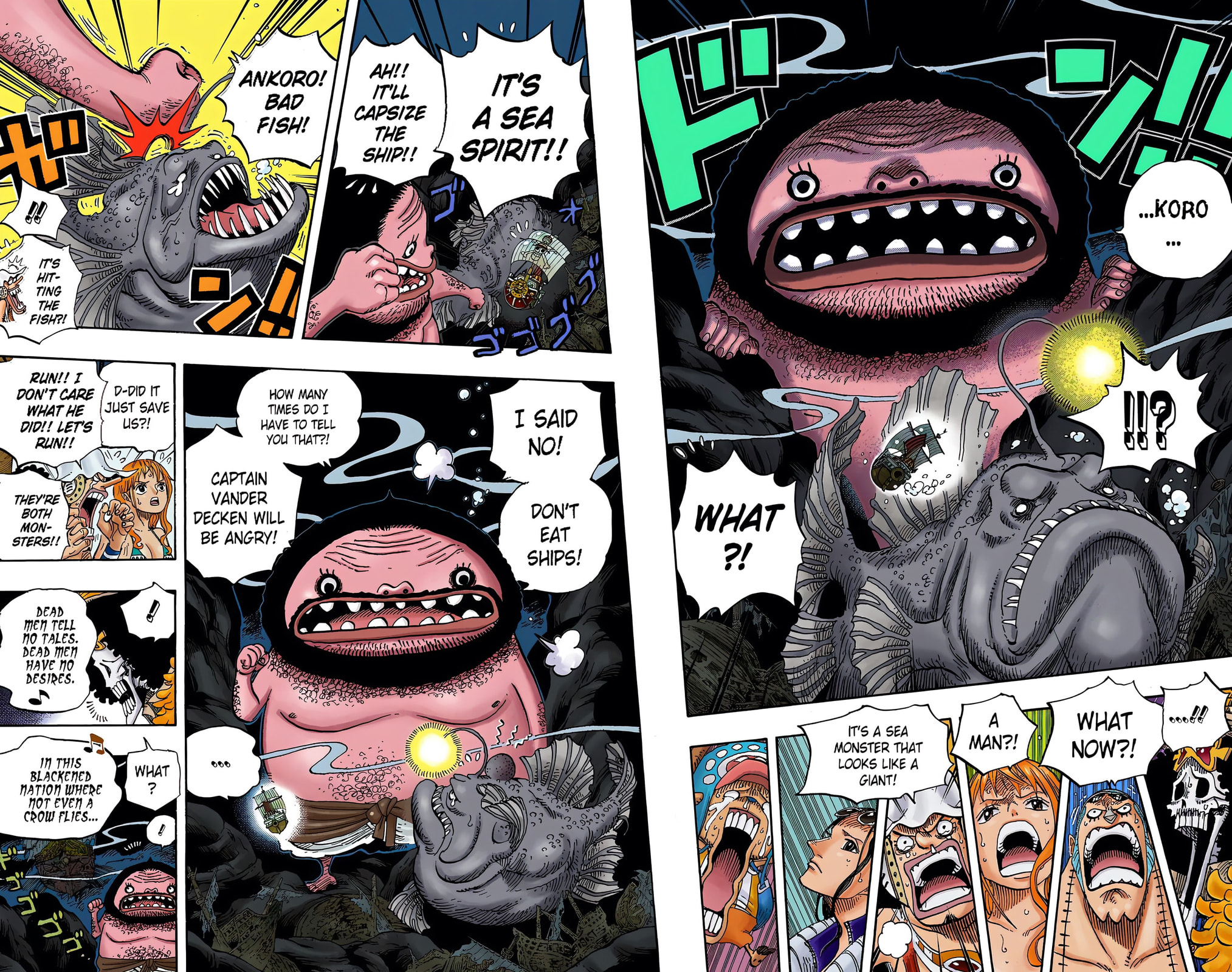 Read One Piece (Colored) chapter 606 image 8 on Lezhin