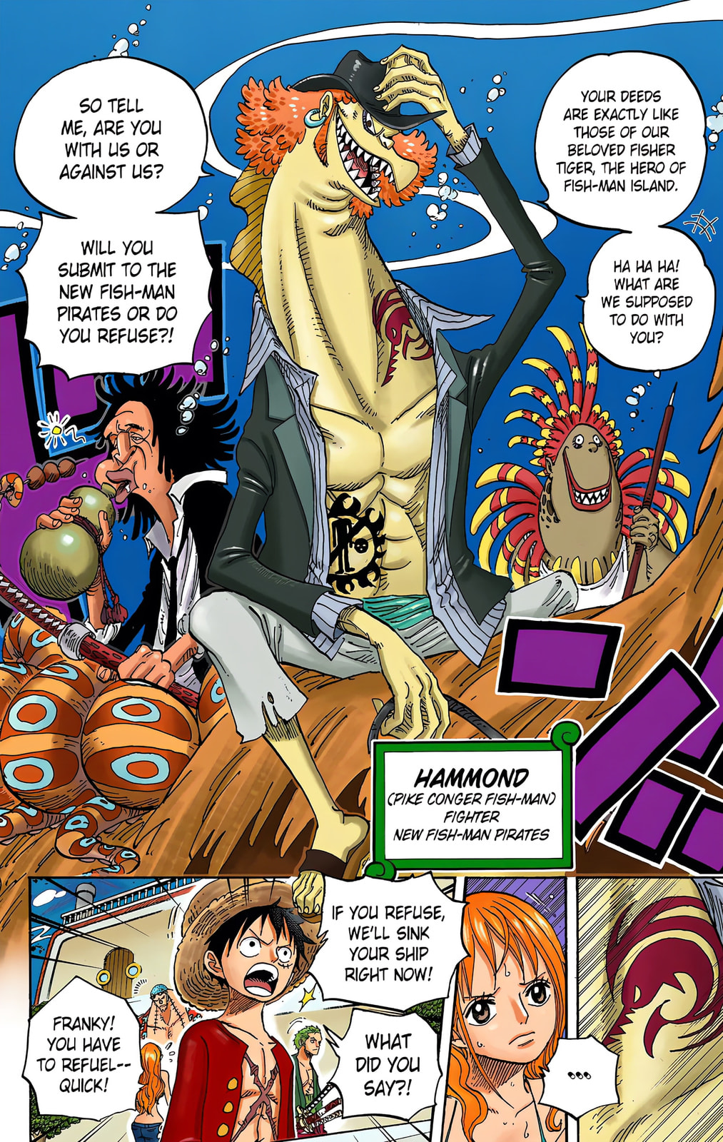 Read One Piece (Colored) chapter 607 image 11 on Lezhin